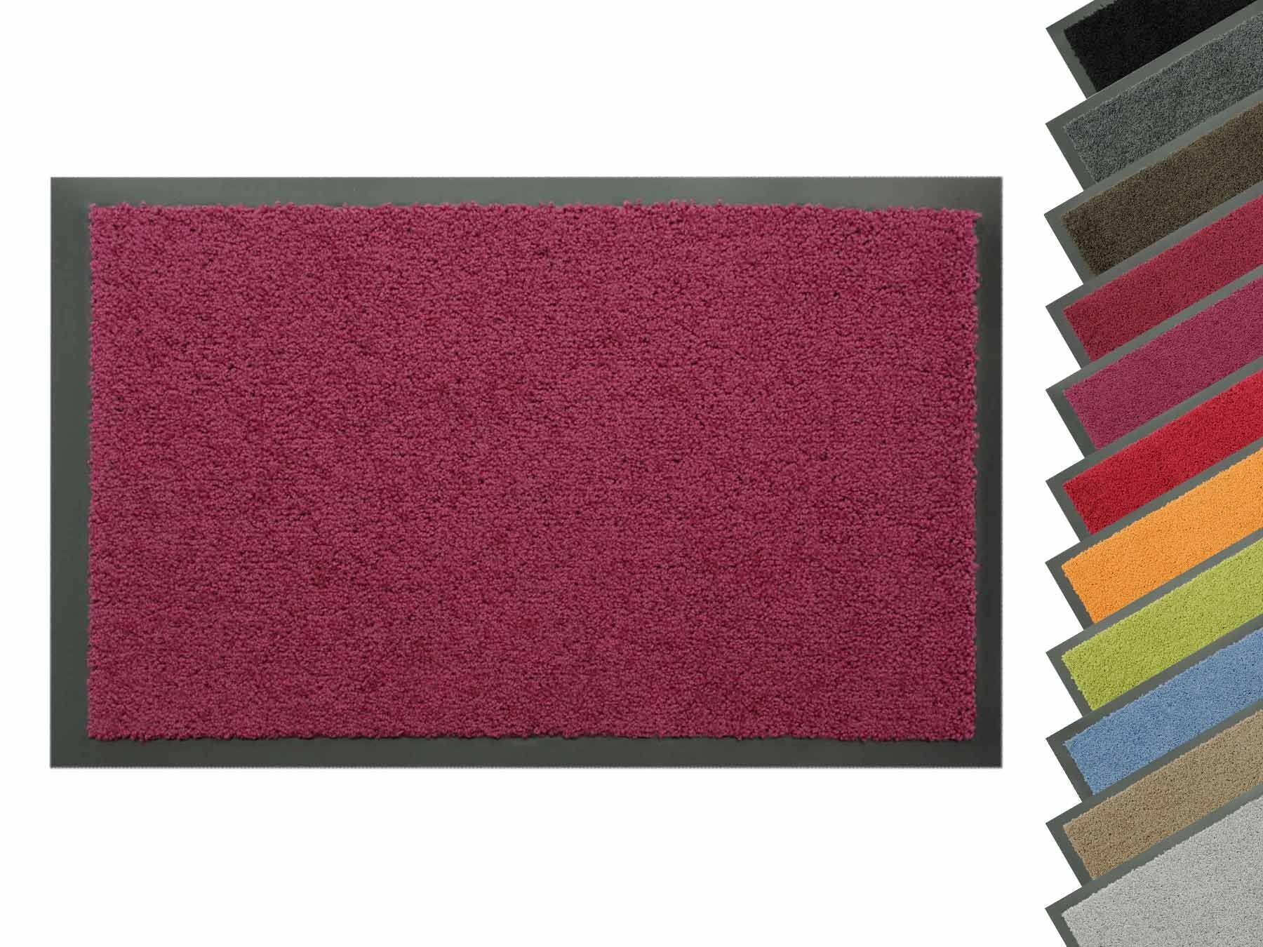 Fußmatte DANCER - Lila - 40x60cm - Schmutzfangmatte, Sauberlaufmatte,  Primaflor-Ideen in Textil, Rechteckig, Höhe: 6 mm