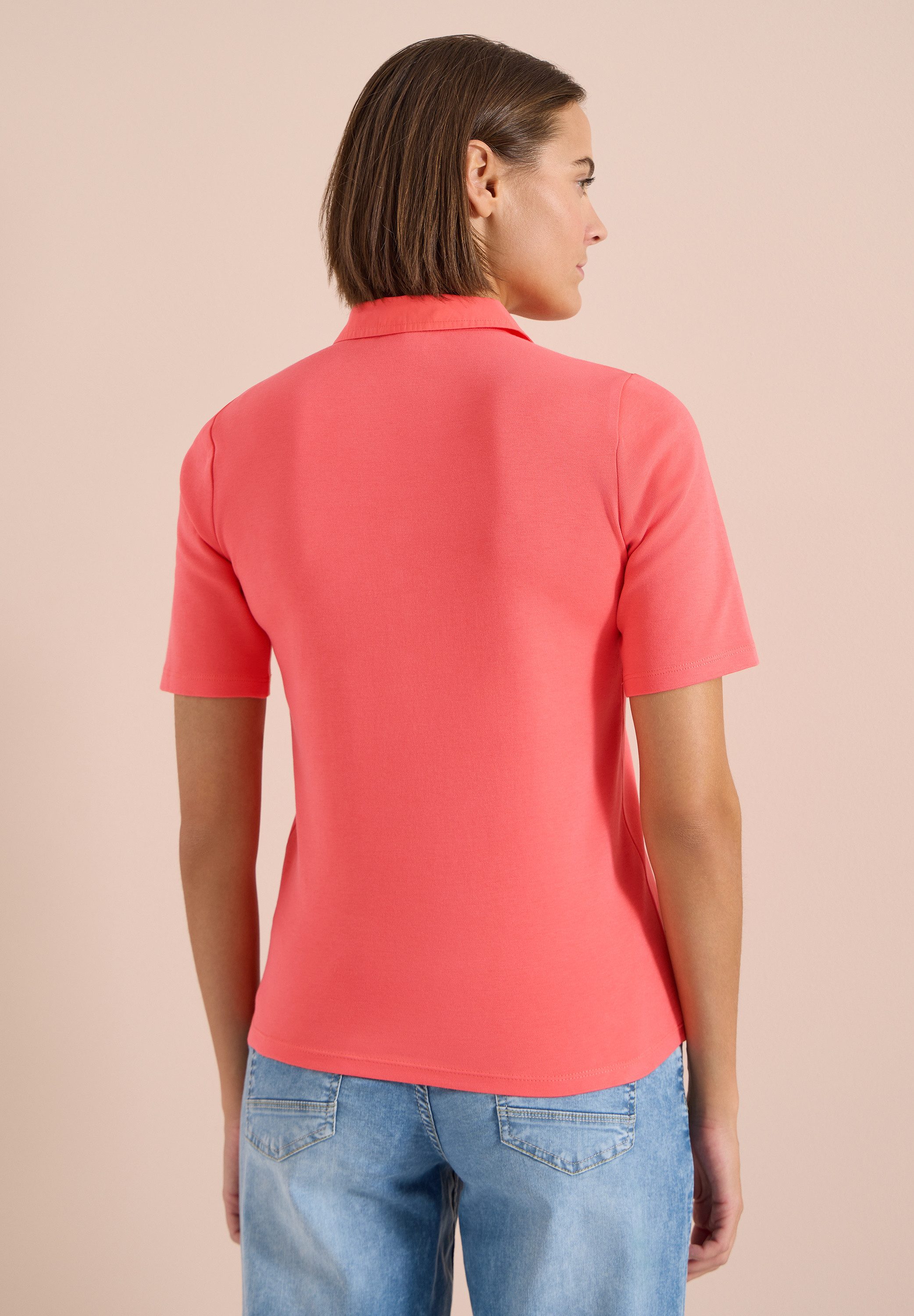 CECIL Poloshirt aus reiner Baumwolle