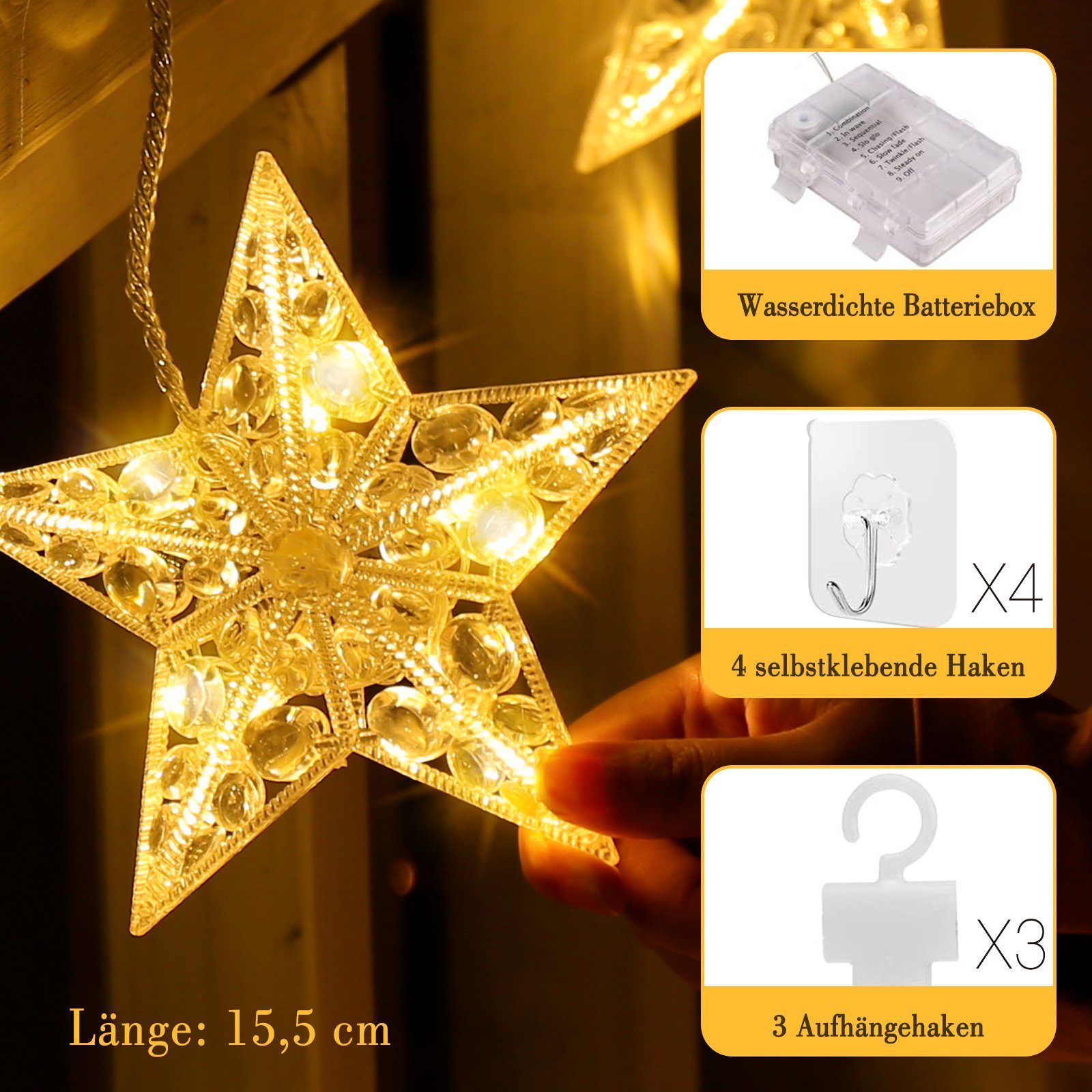 Elegear LED-Lichterkette LED Dekolicht Weihnachtsengel mit günstig online kaufen