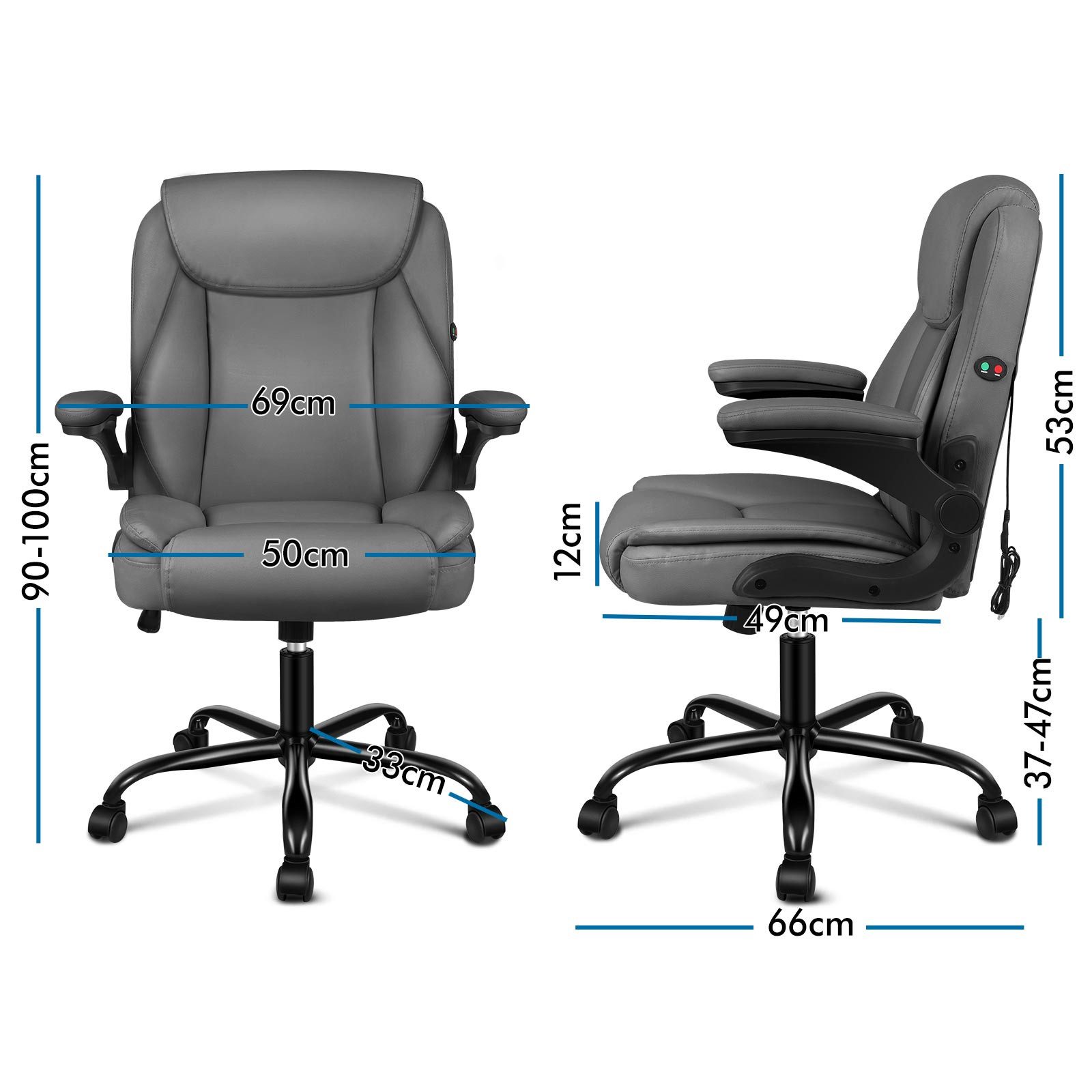 ALFORDSON Bürostuhl Ergonomischer Massage Studienstuhl mit günstig online kaufen