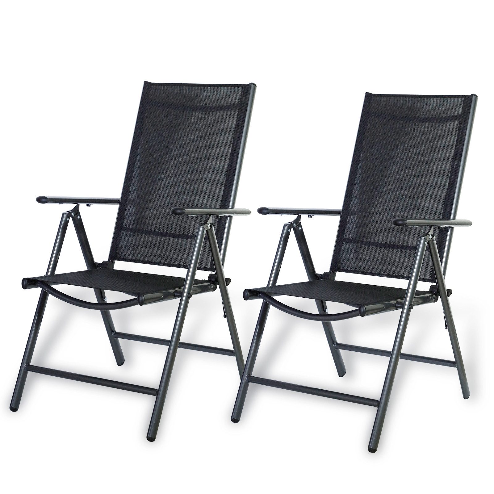 CCLIFE Klappstuhl Gartenstühle Klappstuhl Aluminium Gartenmöbel günstig online kaufen