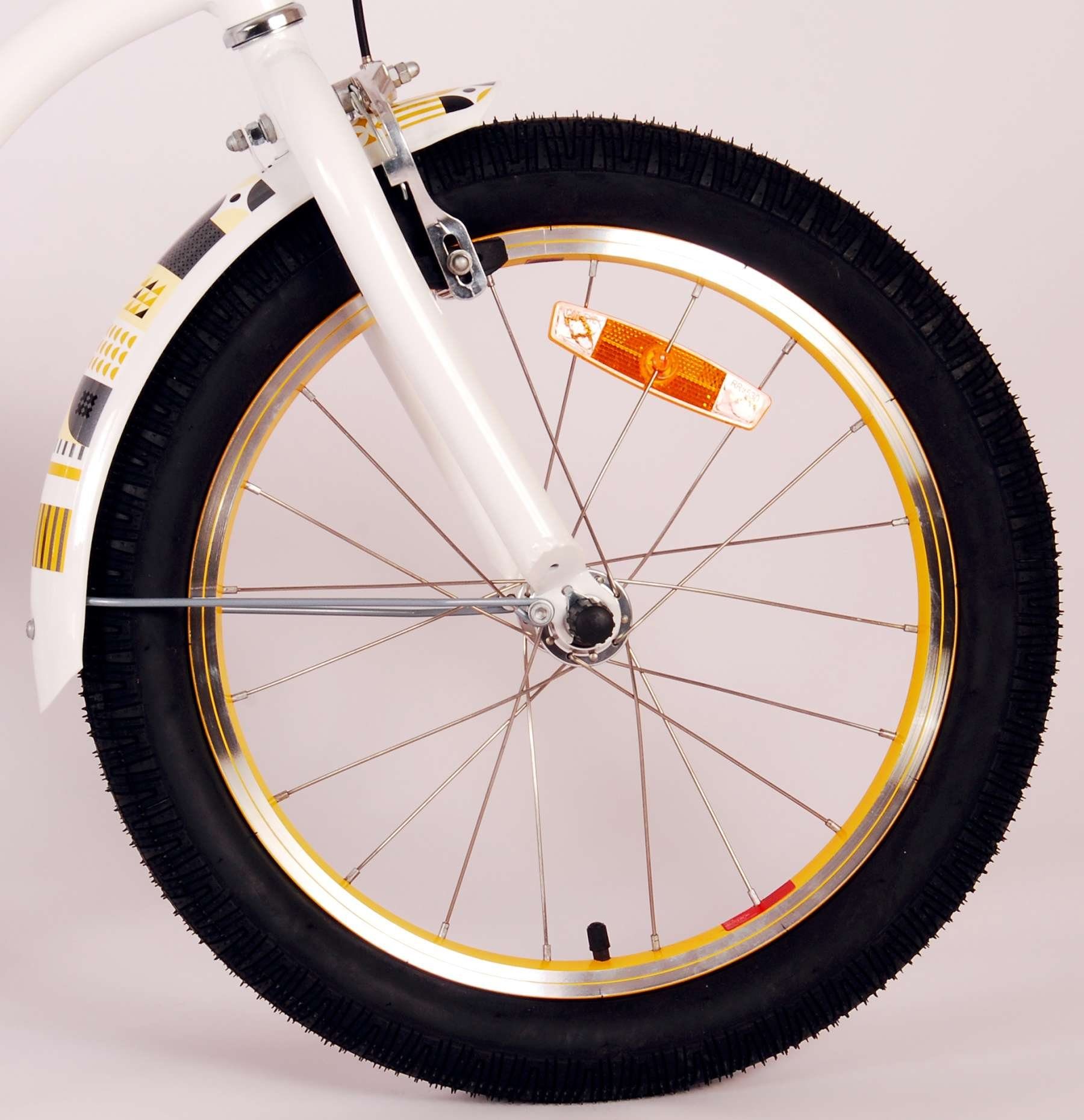 Volare Kinderfahrrad Miracle Cruiser - Mädchen, Prime Collection, bis 115 kg, 14 - 20 Zoll, 85% zusammengebaut, 3,5 - 8 Jahre, Aluminiumfelgen