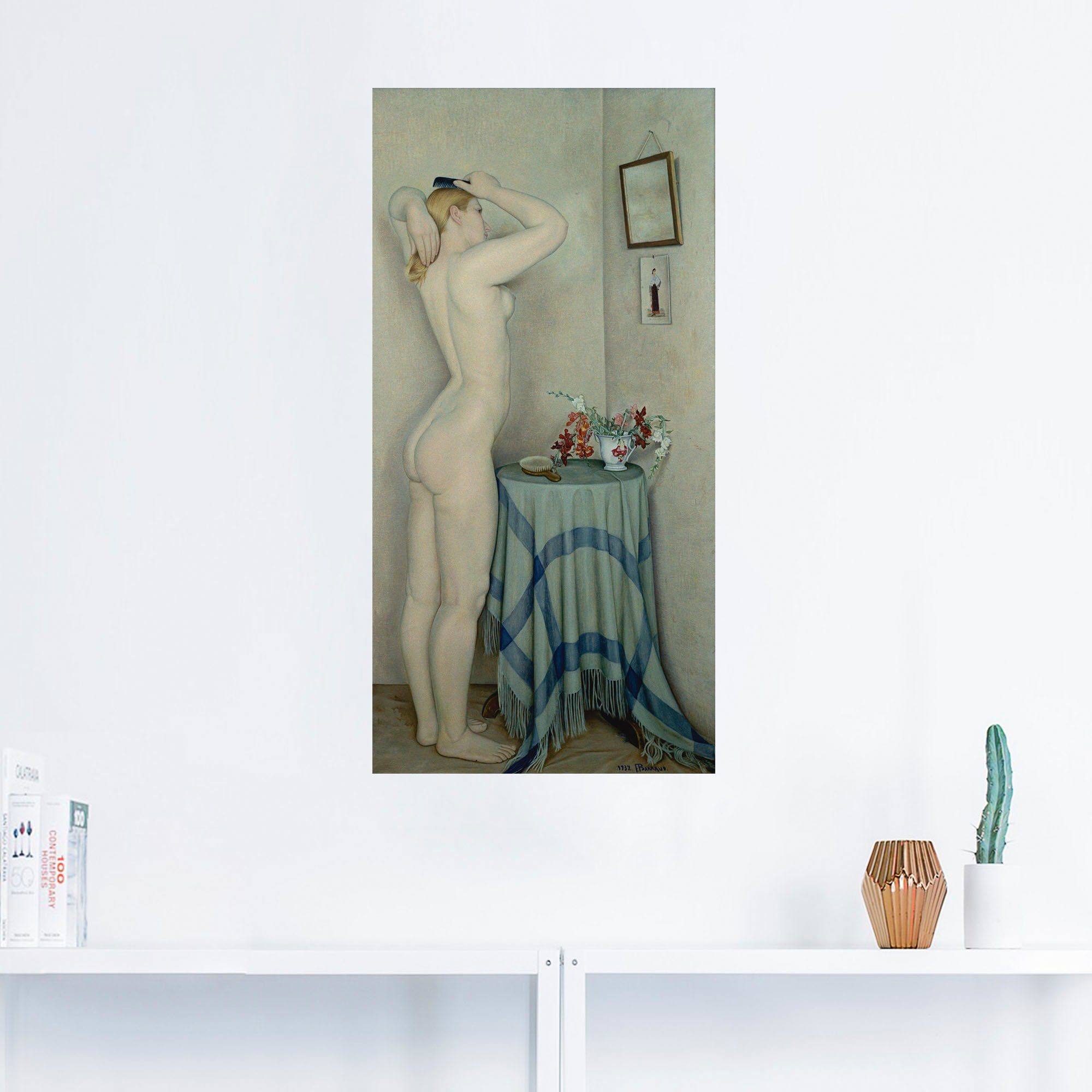 nudiste, La St), versch. in Wandbild Größen Artland Leinwandbild, Wandaufkleber Poster oder Bilder Alubild, als Erotische (1