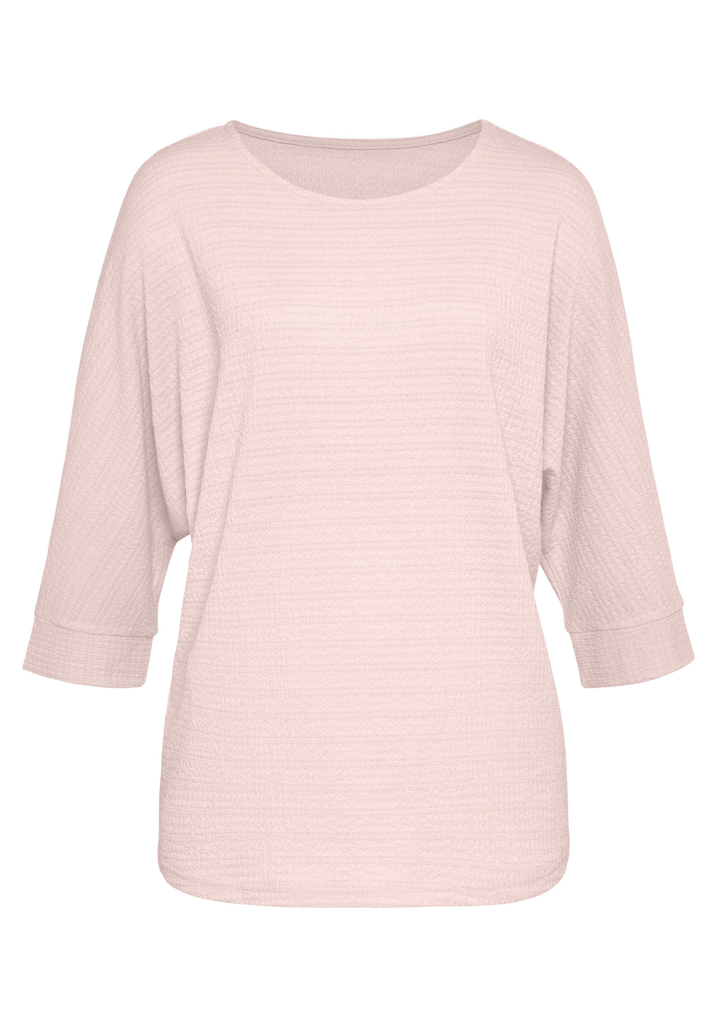 Vivance 3/4-Arm-Shirt "aus bügelfreier Crêpe-Qualität" günstig online kaufen