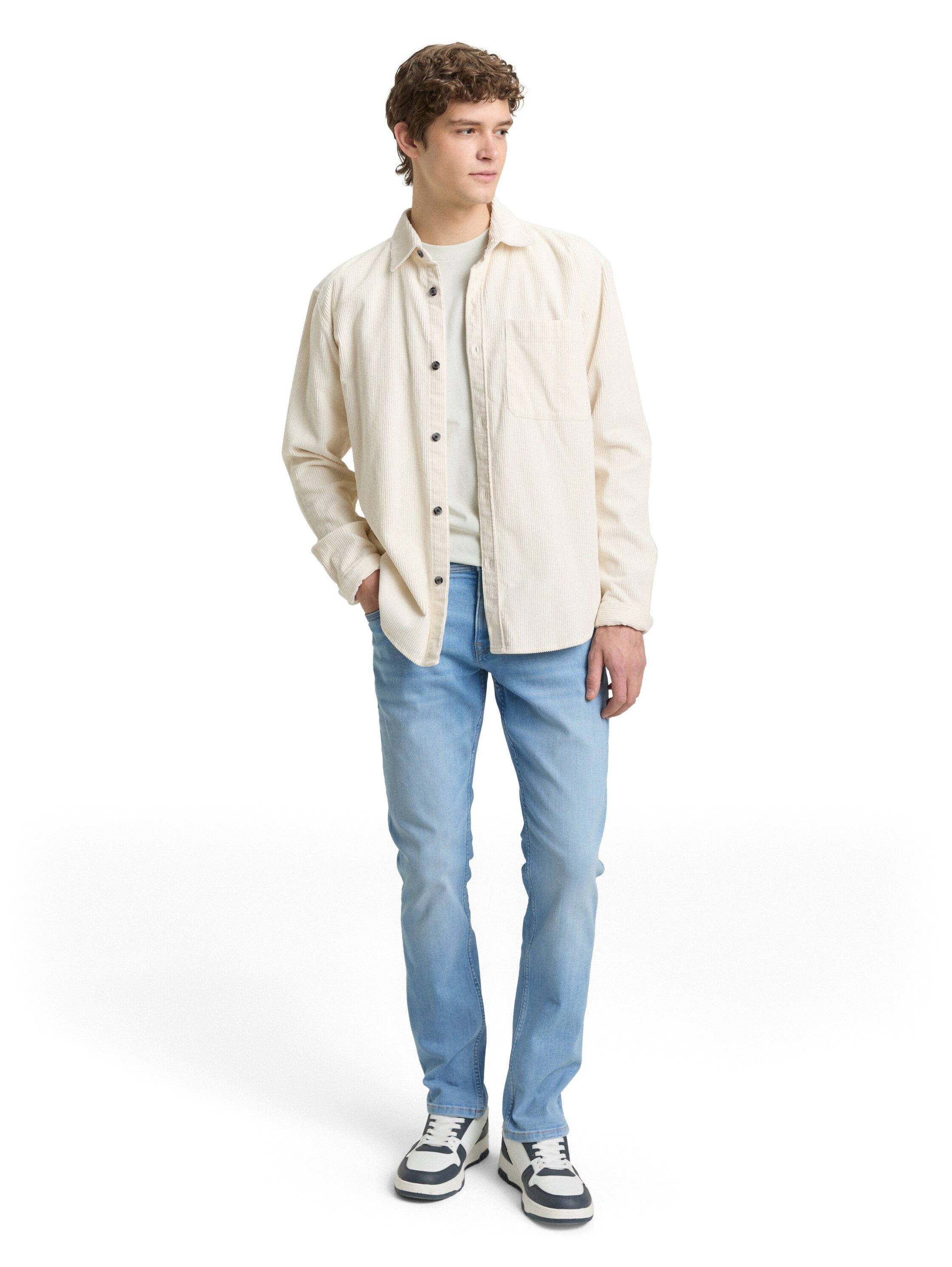 TOM TAILOR Denim Straight-Jeans im klassischen 5-Pocket-Design – Bild 4 von 5