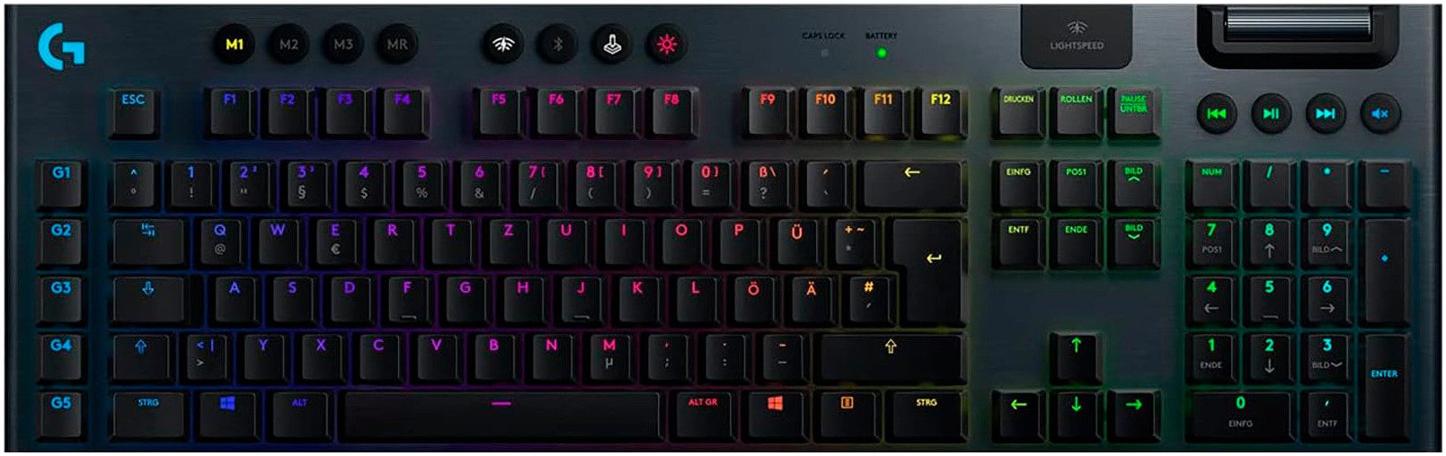 G915 LIGHTSPEED tactile Gaming-Tastatur