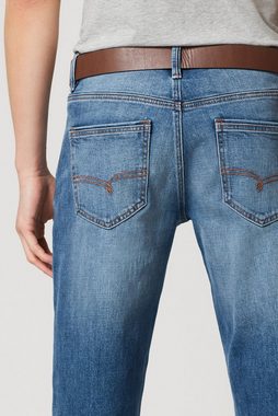 Next Straight-Jeans Straight Fit Jeans mit Gürtel (2-tlg)