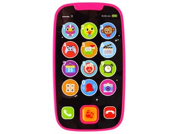 LEAN Toys Lernspielzeug Spielzeughandy Geräusche Touchscreen-Telefon Tasten Knöpfe Kunststoff