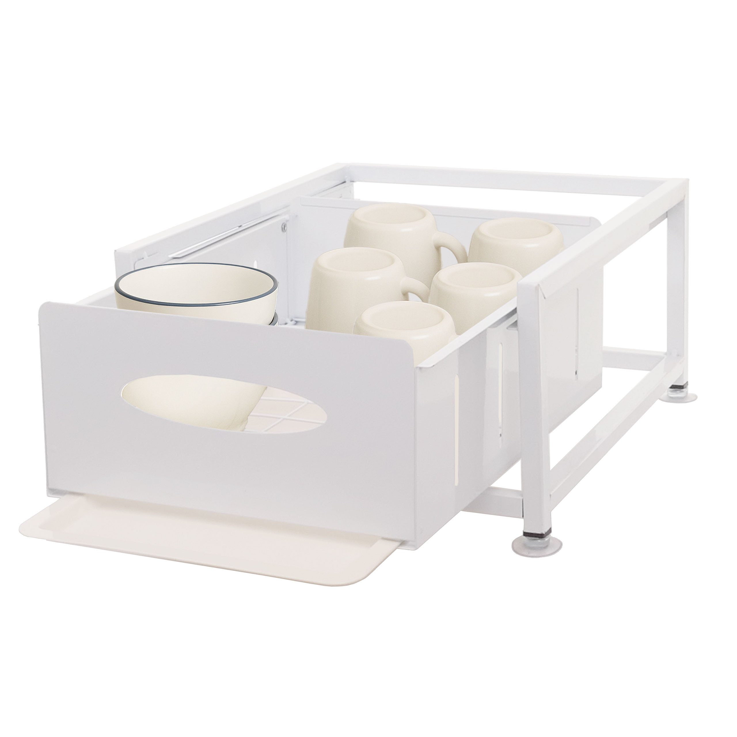 MCW Auszug MCW-N51 (2 St), Inklusive Tablett, praktisch verstaut als Einschub