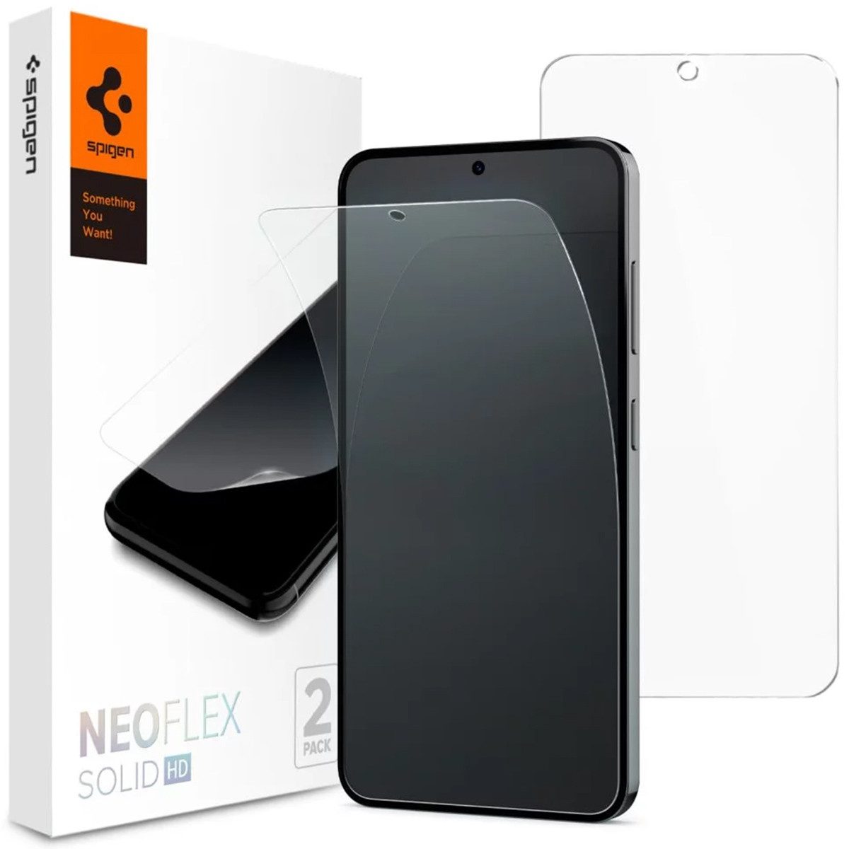 Spigen Displayschutzfolie Spigen Neo Flex HD Case Friendly Screenprotektor Samsung Galaxy S24, 2 Stück
