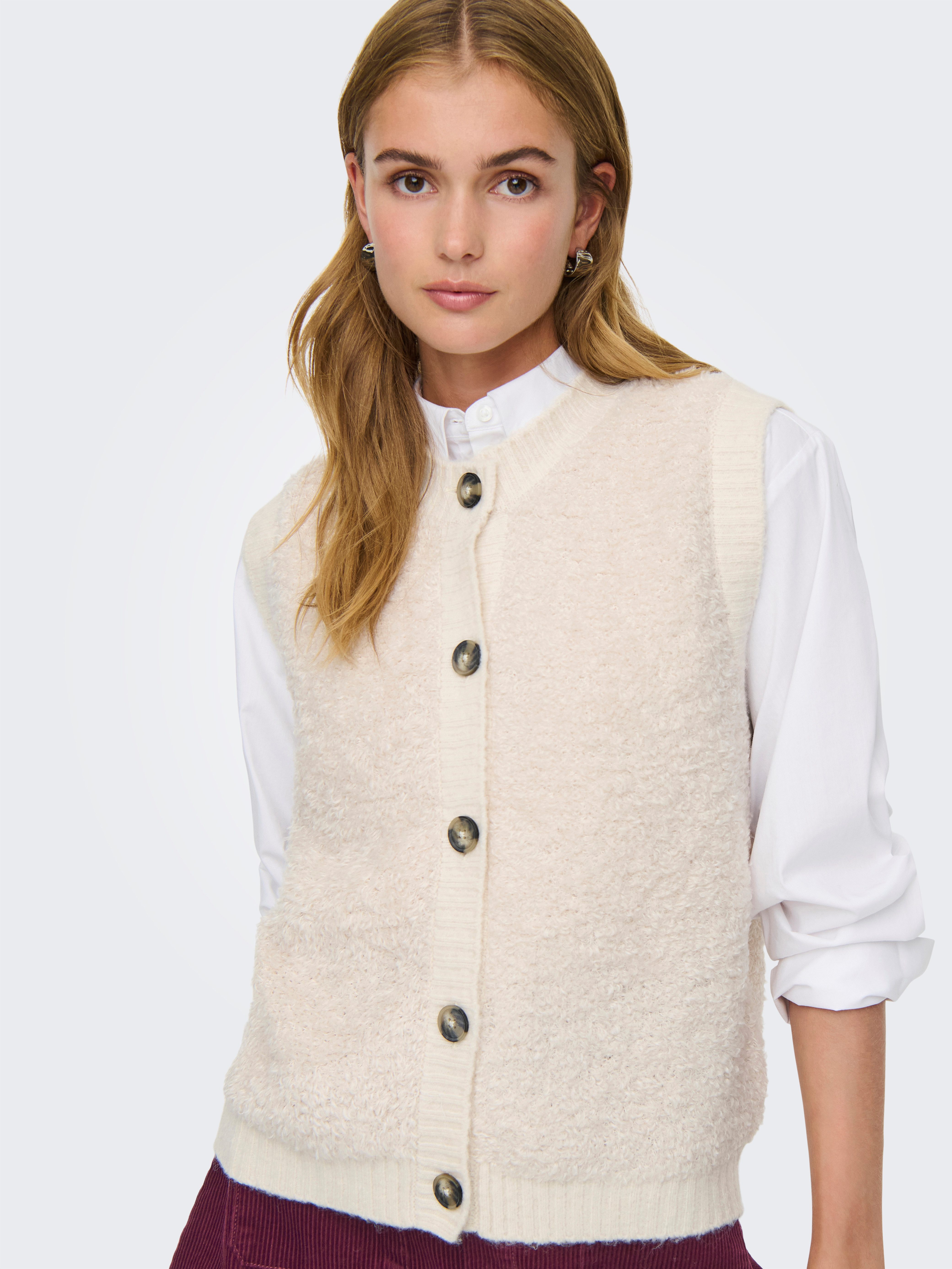 JDY Strickweste JDYEIRA LIFE S/L O-NECK günstig online kaufen