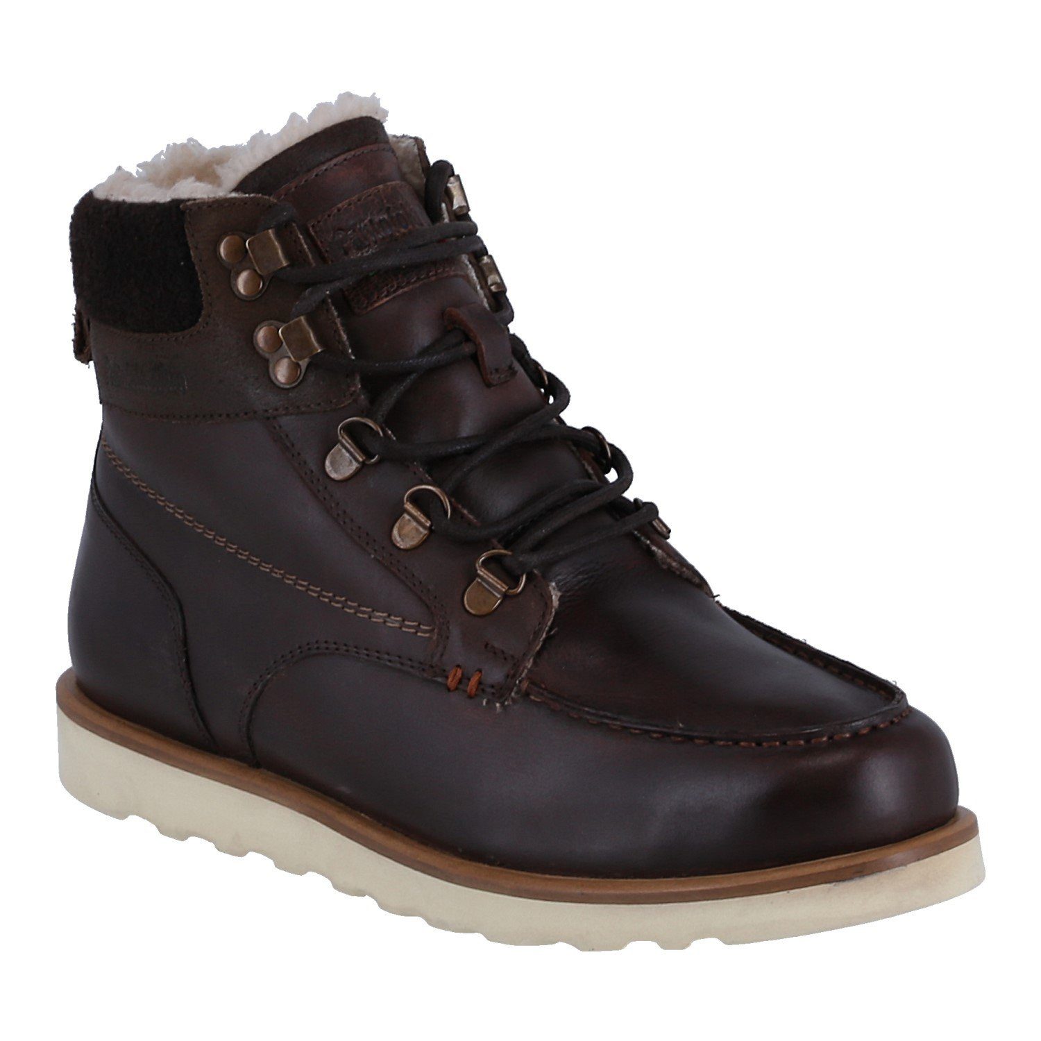 Pantofola d´Oro Bormio Uomo High Boot (Glattleder) coffeebraun Herren Winterstiefel