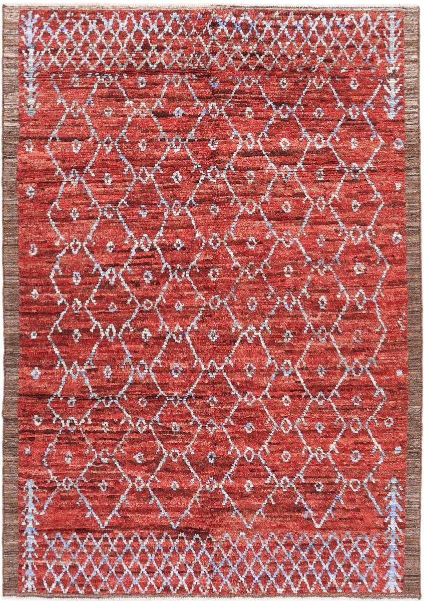 Orientteppich Berber Maroccan Atlas 187x265 Handgeknüpfter Moderner Orientteppich, Nain Trading, rechteckig, Höhe: 20 mm