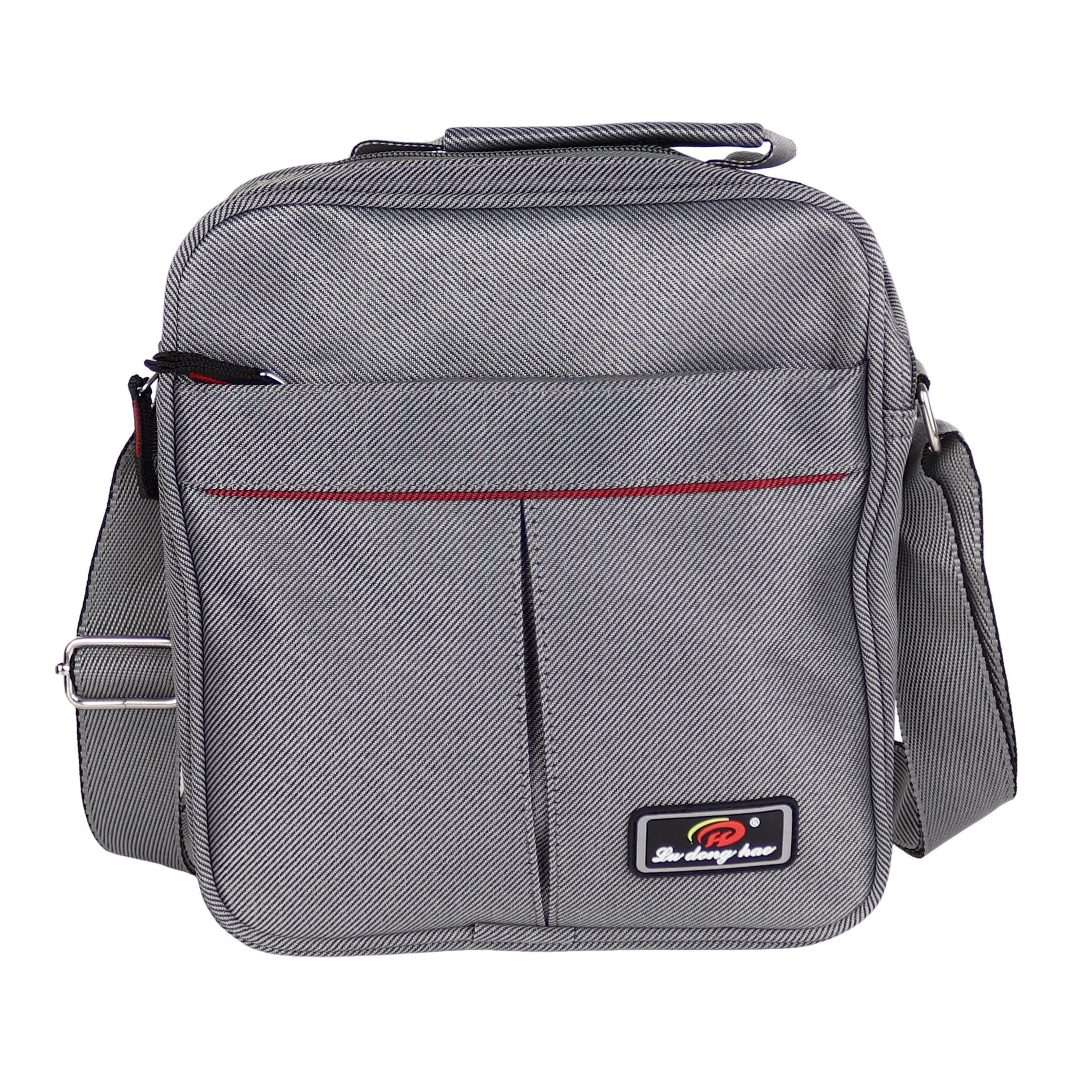 MIRROSI Umhängetasche Herren Crossbody Bag aus Stoff – kleine Schultertasche (ca. 23 x 21 x 6 cm)