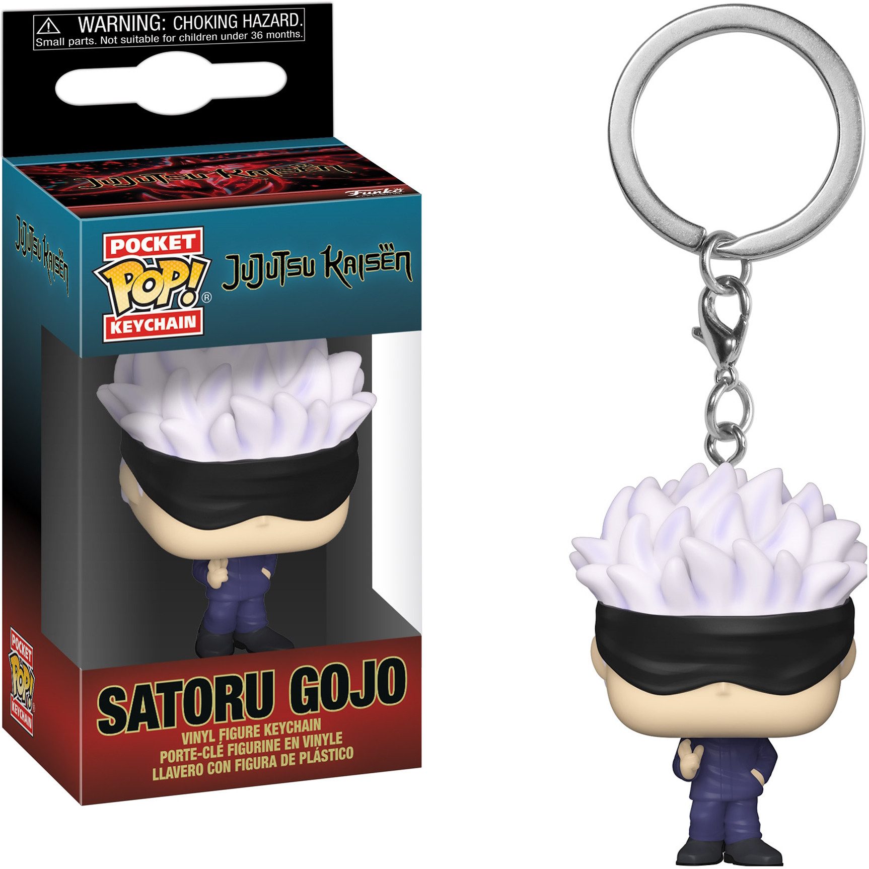 Funko Schlüsselanhänger Jujutsu - Satoro Gojo Pocket POP! Keychain
