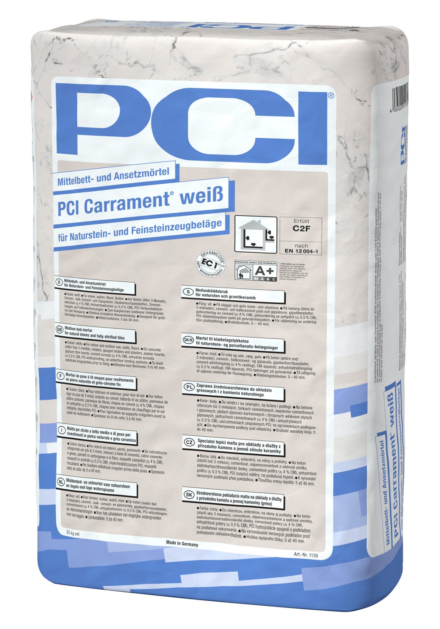 PCI Fliesenkleber PCI Carrament® weiß 25 kg, 25 kg