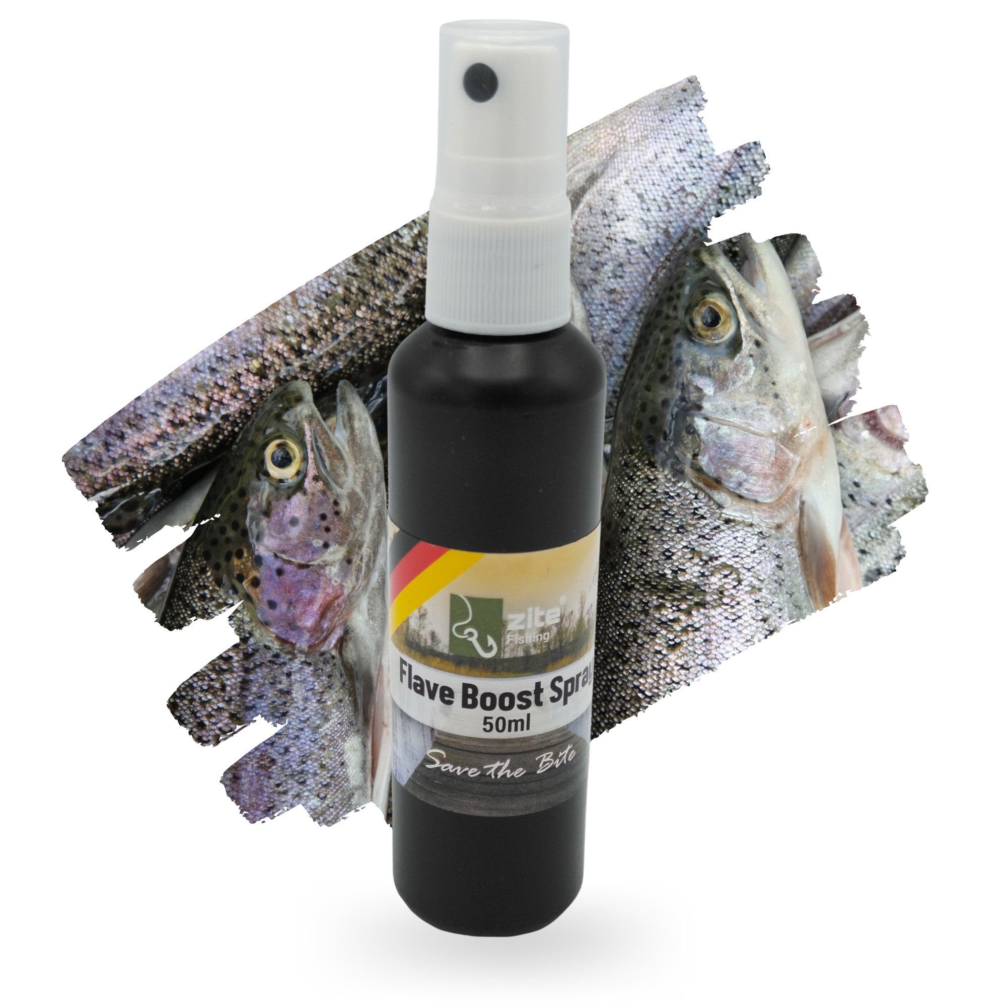 Zite Fischlockstoff Flave Köder-Aktivierendes 50ml Boost – Bait-Flavour Aroma-Spray