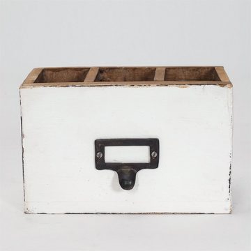 DESIGN DELIGHTS Aufbewahrungsbox STIFTEHALTER "BOX 18", Mahagoni, 19x12 cm (BxH), Stiftebox, Farbe: