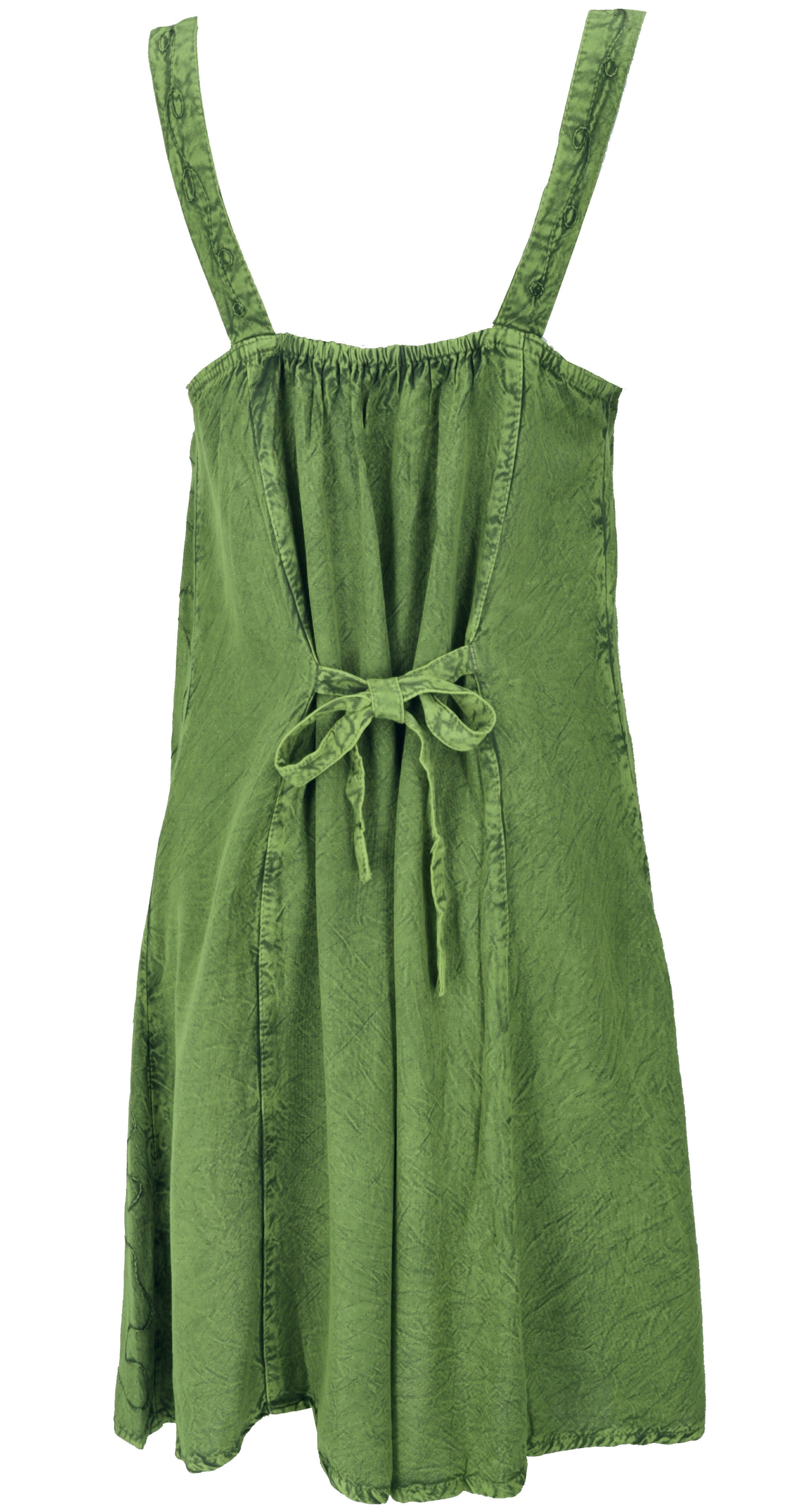 Guru-Shop Midikleid Besticktes indisches Minikleid Boho günstig online kaufen
