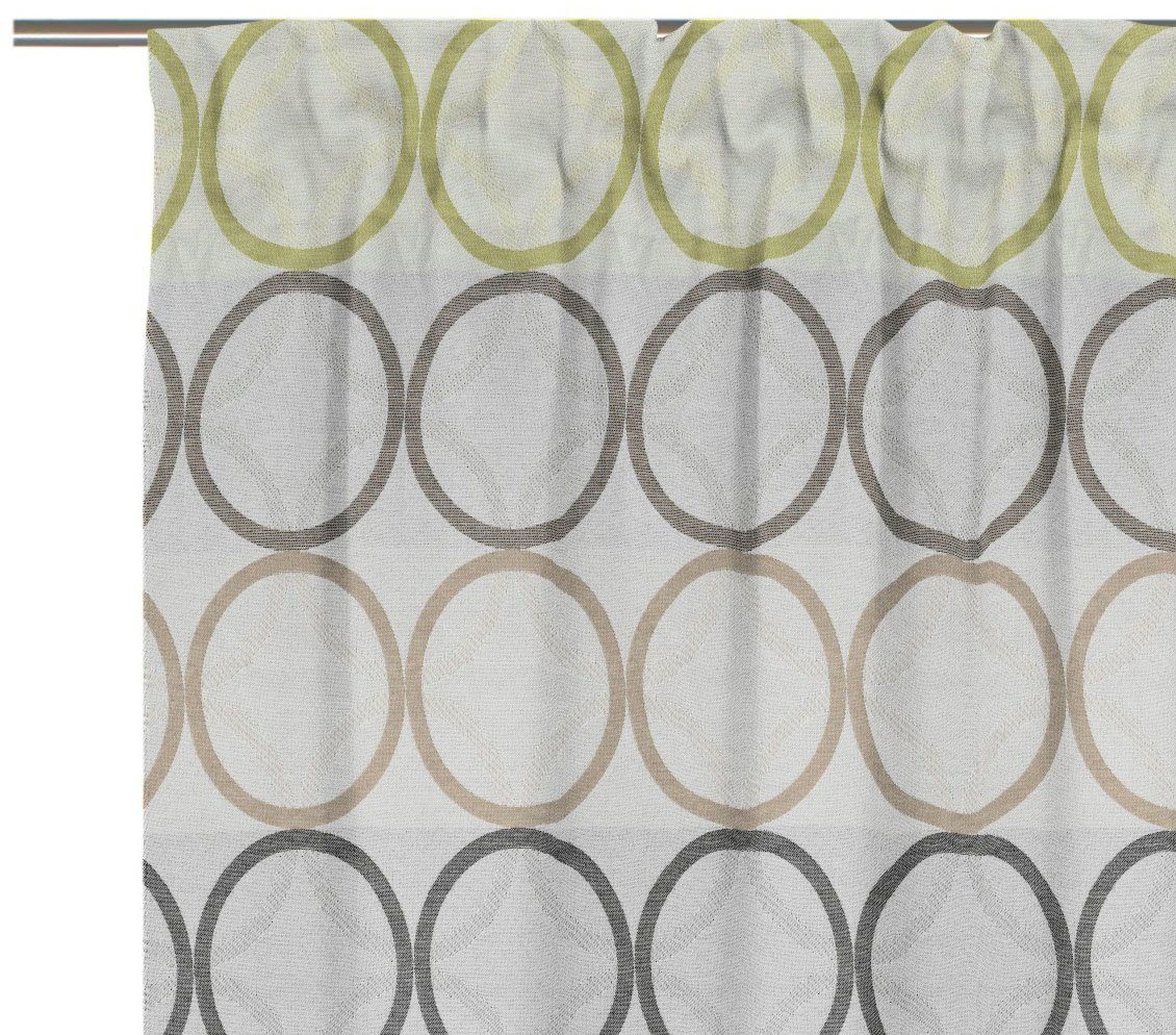 Jacquard Multifunktionsband blickdicht, Vorhang (1 Zirbello, St), Wirth, grün