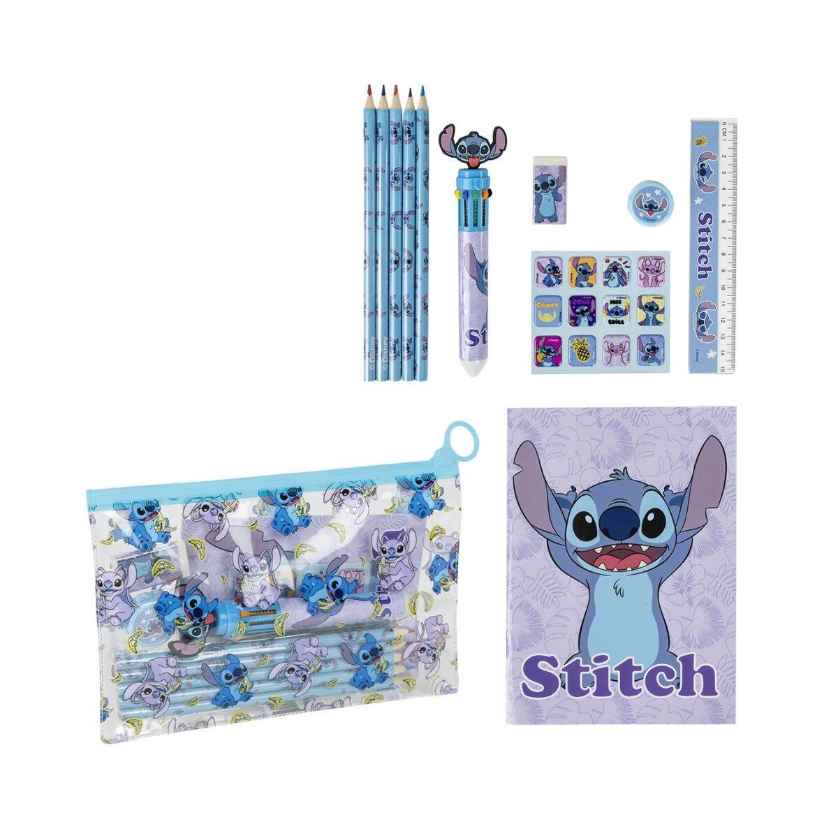 Kreativset Disney Lilo und Stitch Banana Schreibwarenset