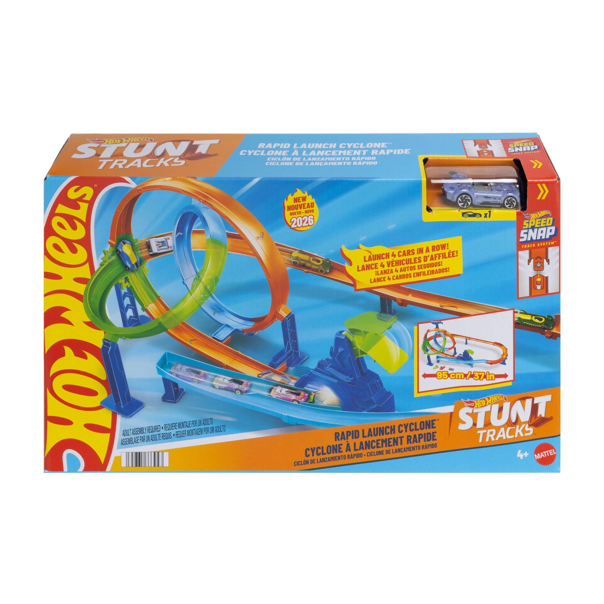 Hot Wheels Autorennbahn Hot Wheels Stunt Tracks Turbo Looping Set