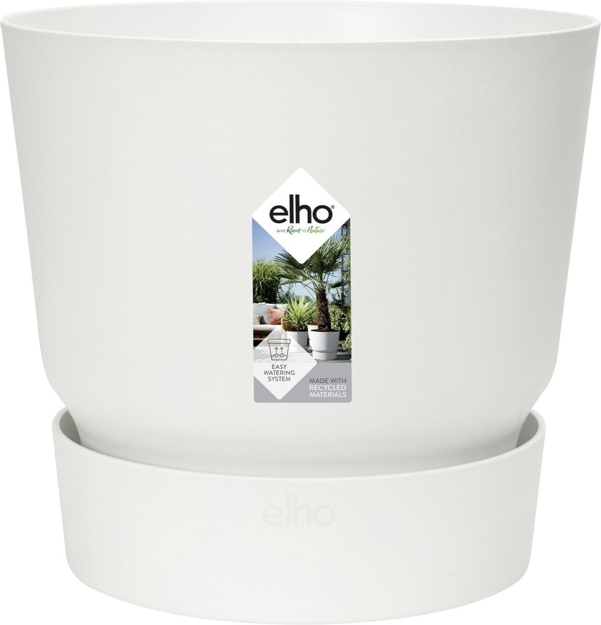 Elho Blumentopf Elho Übertopf Greenville mit integrierten
