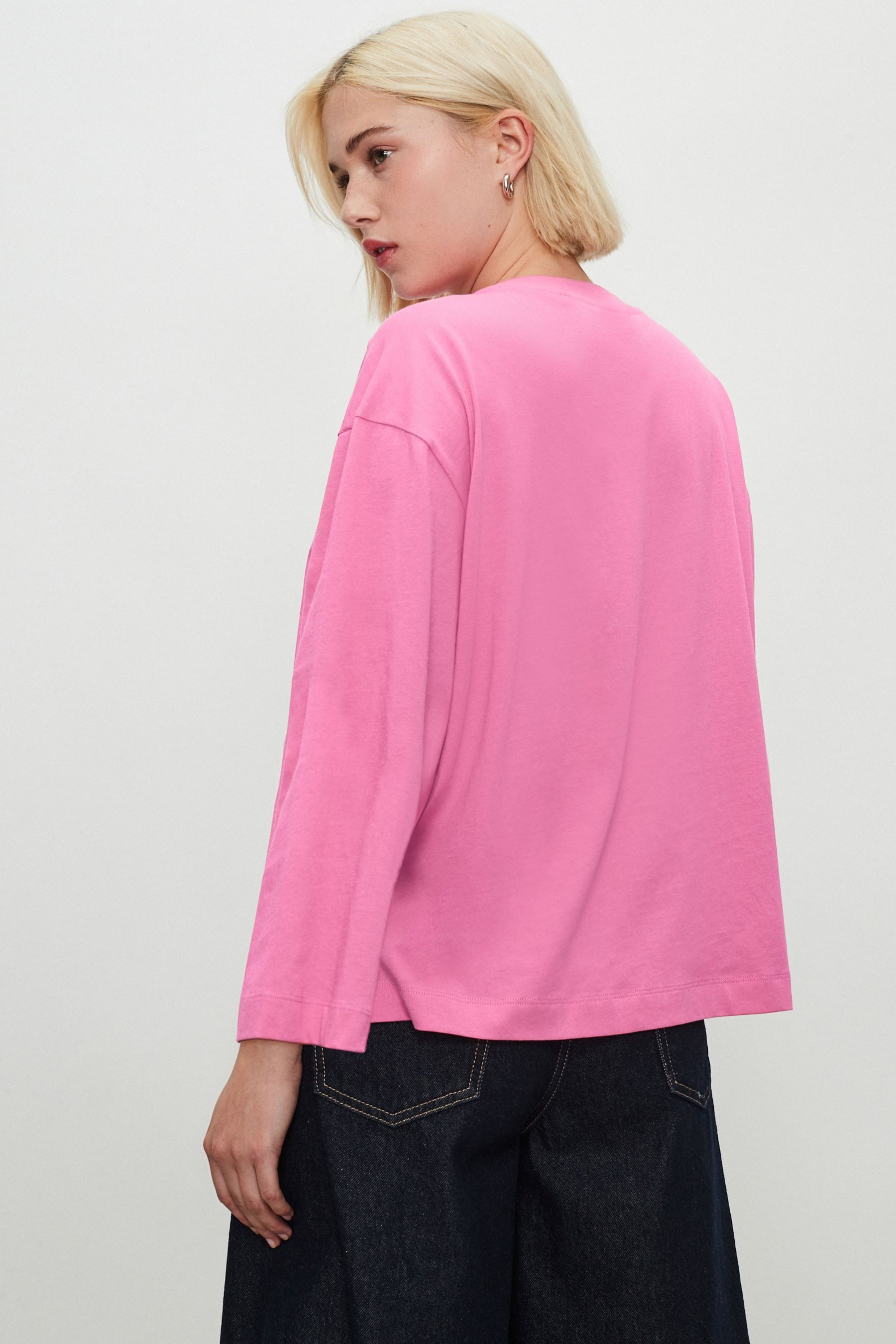 Next Langarmshirt Langarmshirt aus schwerem Stoff, Le Marais (1-tlg) günstig online kaufen