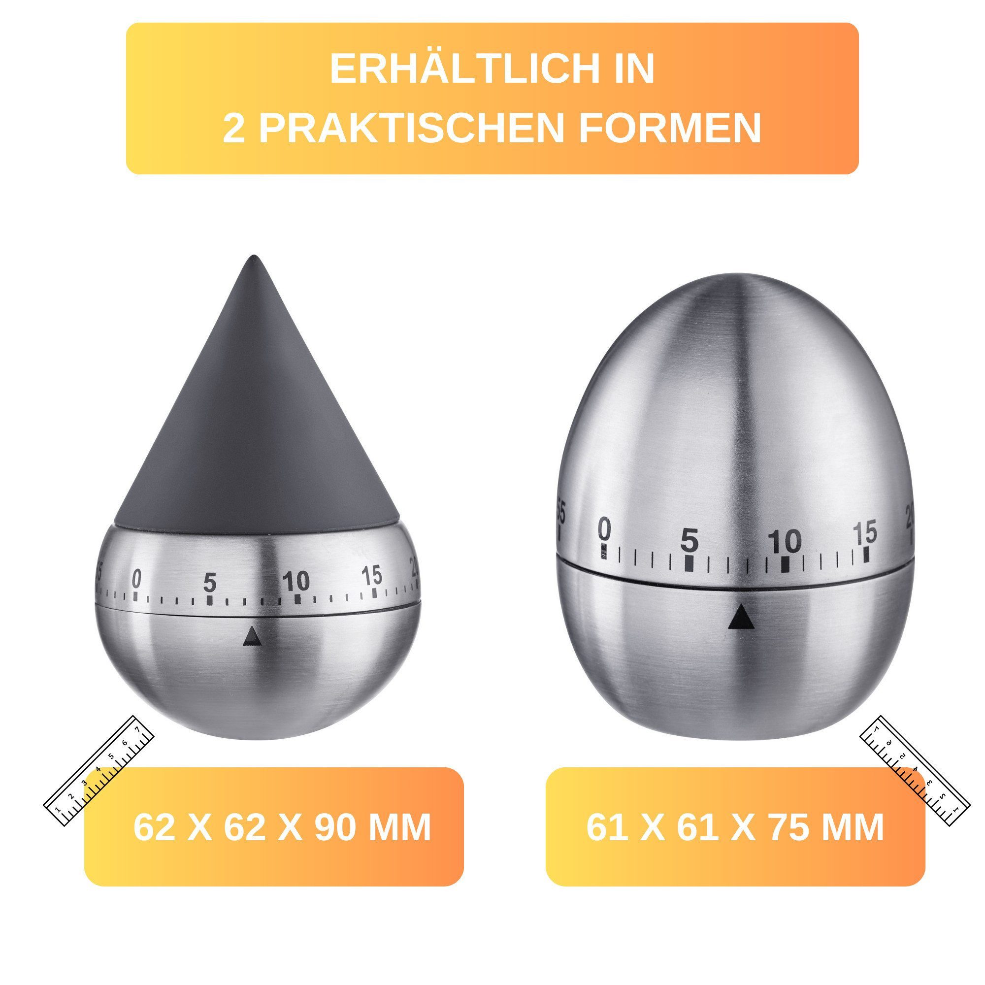 Thiru Eieruhr Kurzzeitmesser mechanisch 60 min