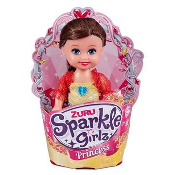 ZURU Anziehpuppe Sparkle Girlz Cupcake Princess, Mini Prinzessinnen-Puppe, Prinzessin-Outfit, 1 Stück zufällig