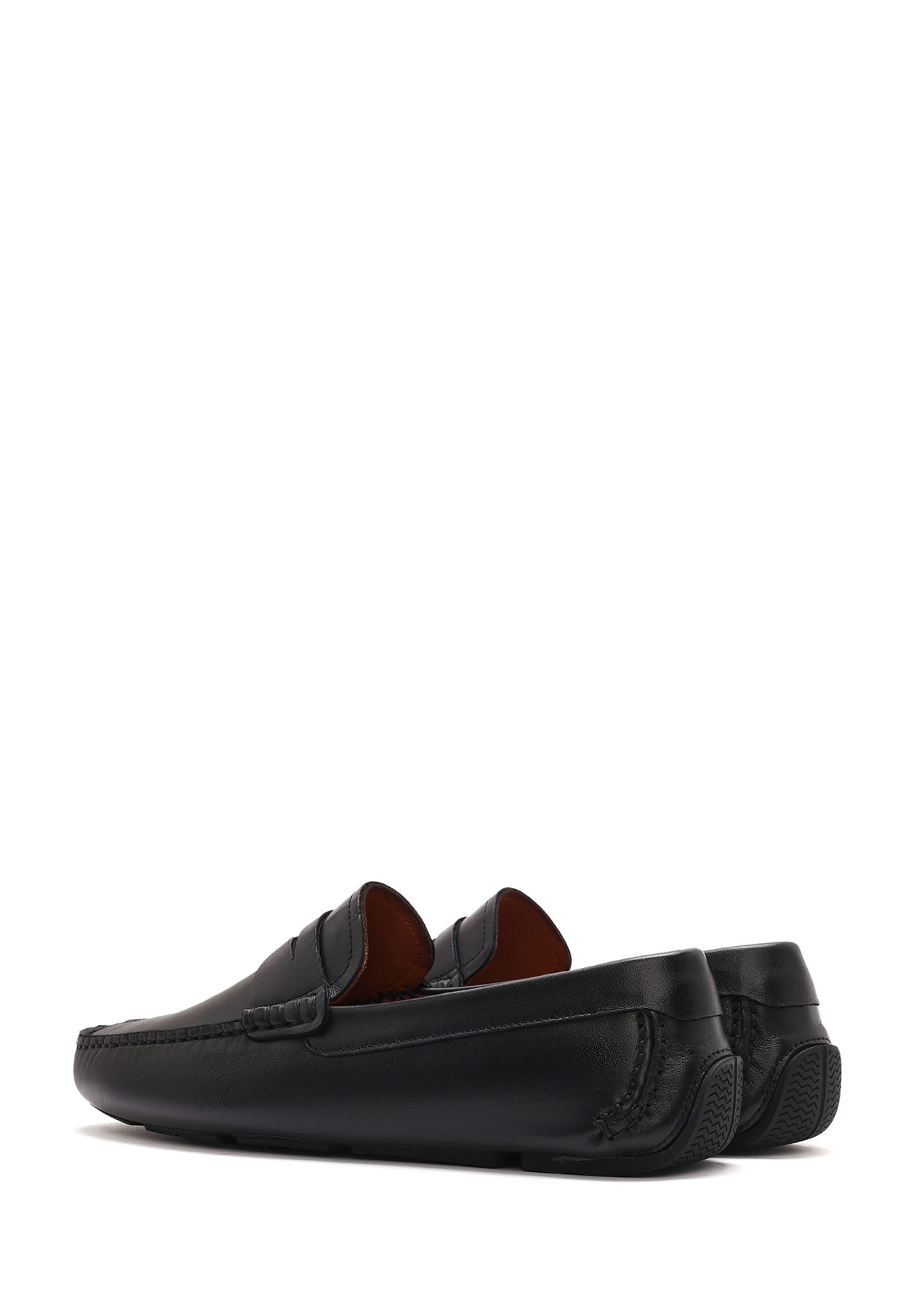 Derimod Lässige Loafer aus Leder Loafer Echtes Leder, Lederfutter, Gummisohle, Slip-On, Penny-Detail – Bild 5 von 5