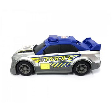 Dickie Toys Spielzeug-Polizei Polizeiauto, 15 cm mit Freilauf Licht Soundeffekt Spielzeugauto