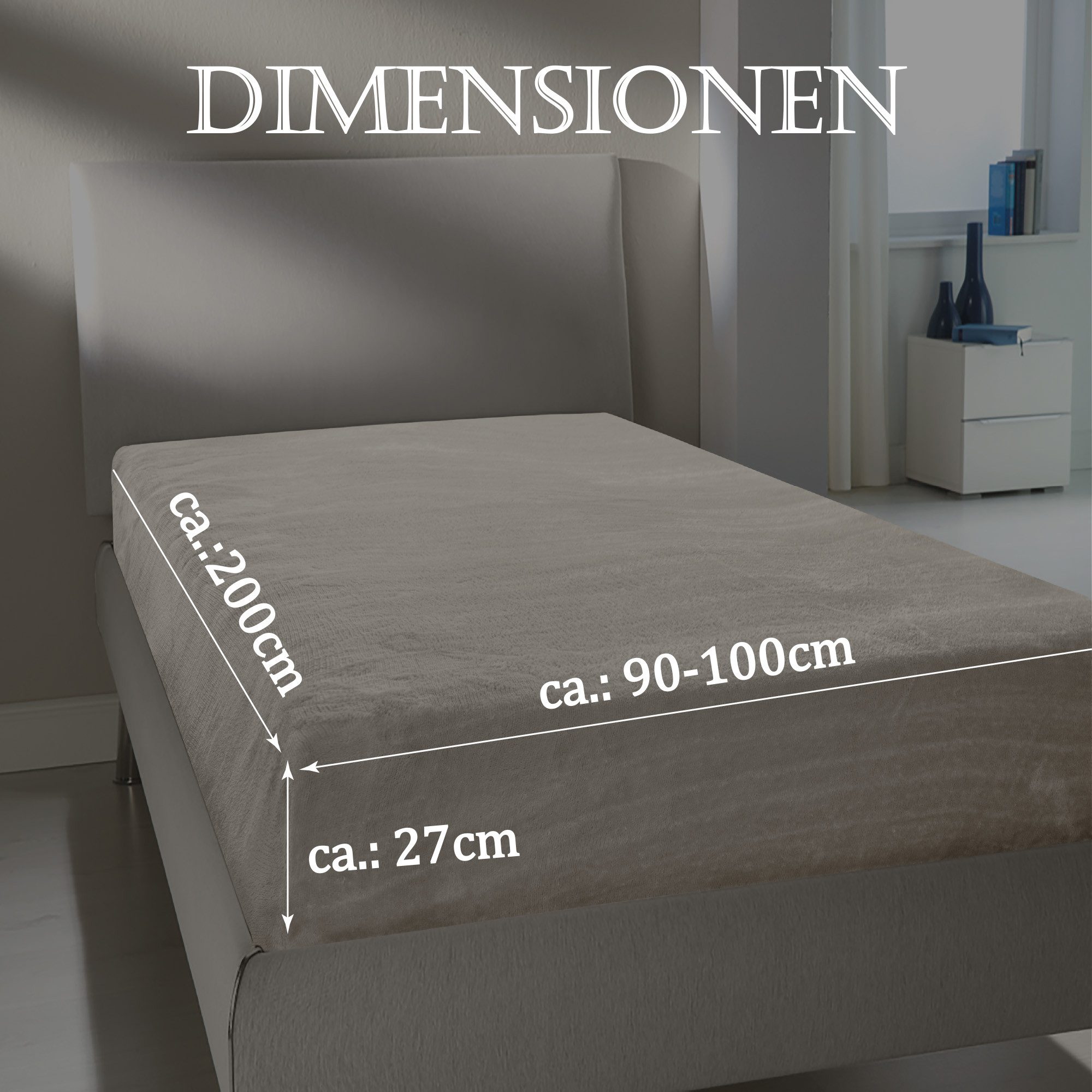 Bestlivings Spannbettlaken Wolkenschloss - Cashmere Touch, Gummizug: rundum günstig online kaufen