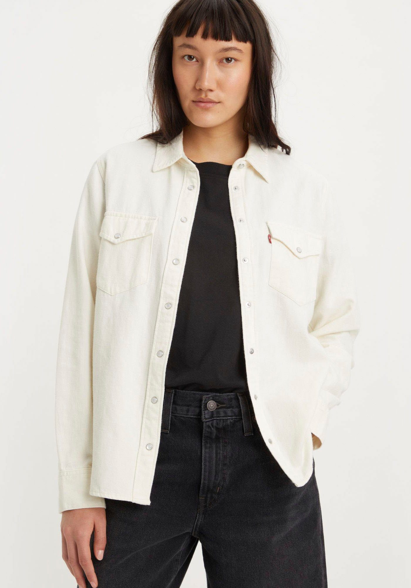 Levi's® Jeansbluse ESSENTIAL WESTERN mit Brusttaschen mit Druckknöpfen günstig online kaufen