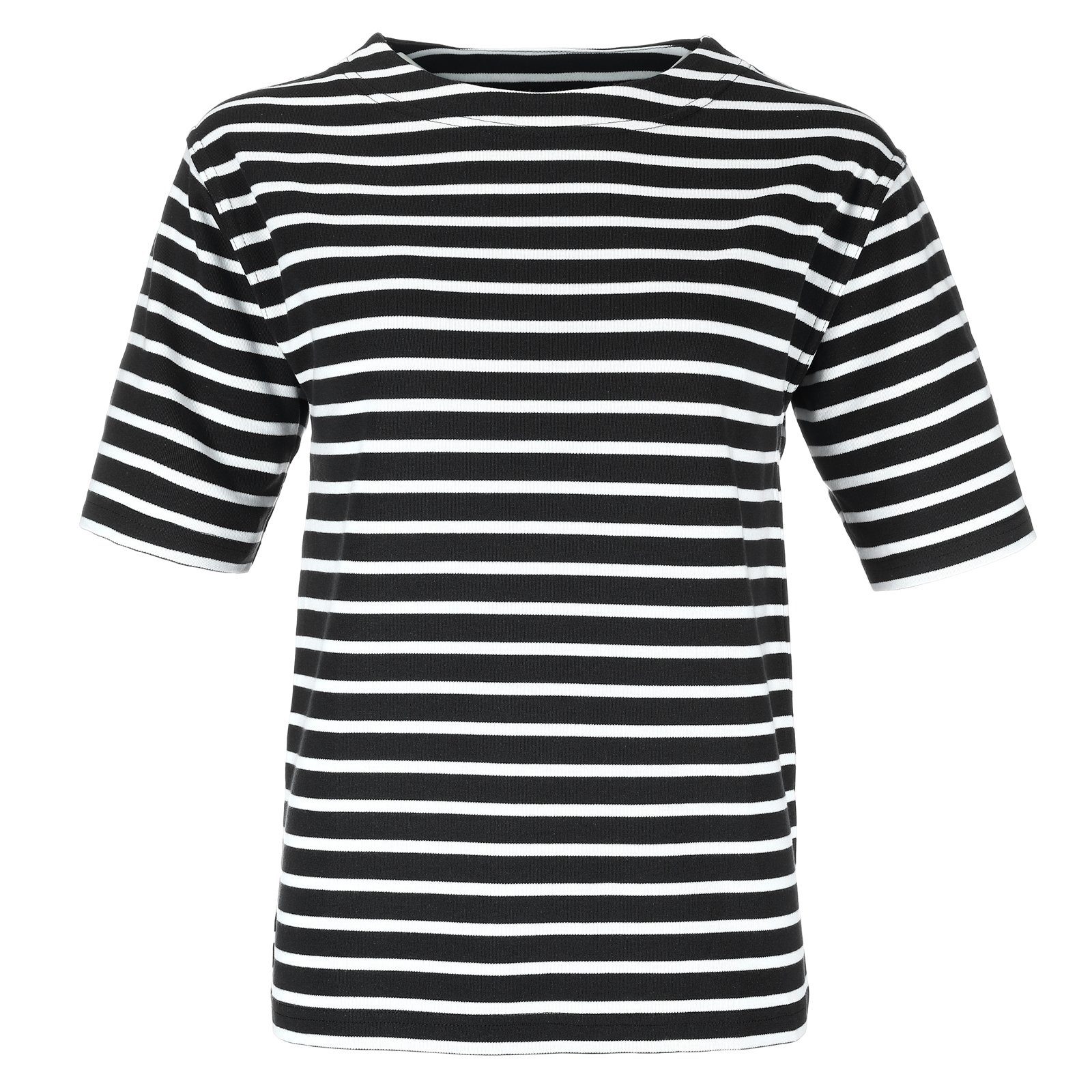 modAS Kurzarmshirt 2600D Bretonisches Damen-T-Shirt Ringelshirt U-Boot Auss günstig online kaufen