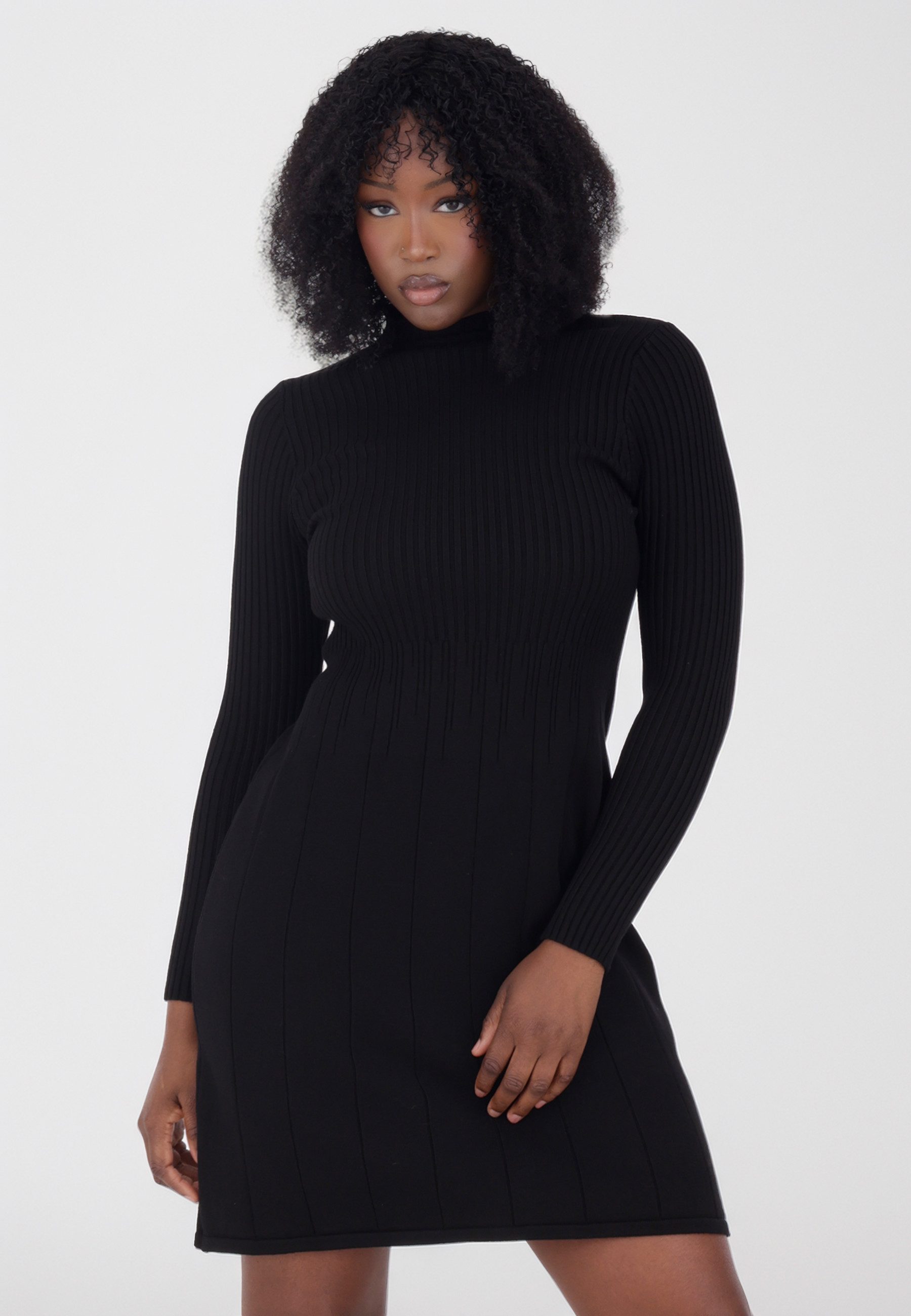 YC Fashion & Style Minikleid Figurbetont & Bequem One Size (34-42) in Unifa günstig online kaufen