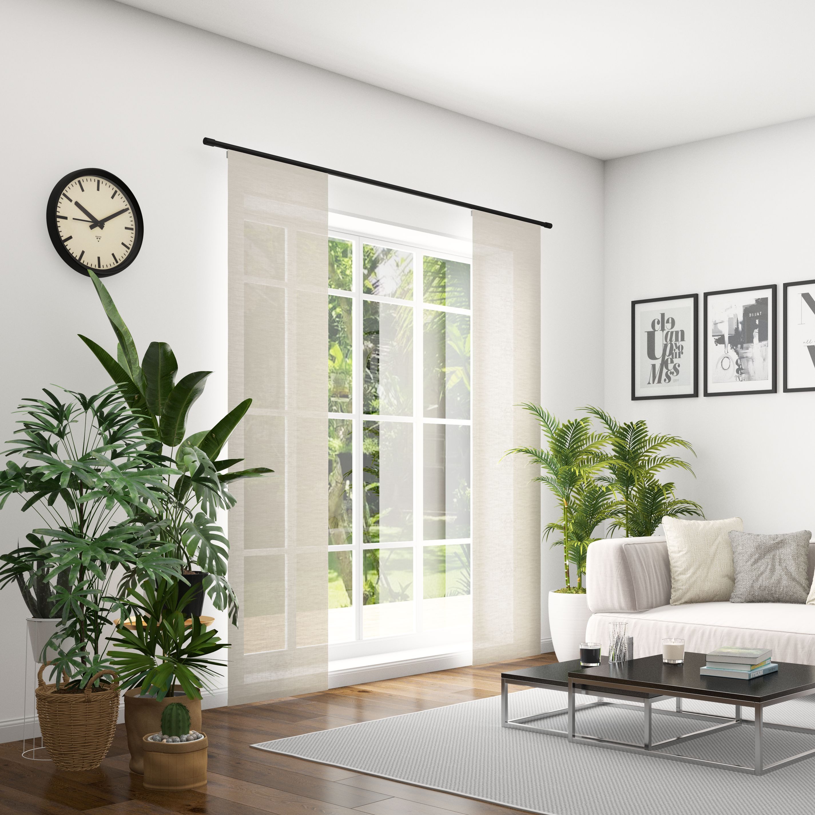 Neutex for you! Schiebegardine Allure (1 St), Paneelwagen, halbtransparent, günstig online kaufen