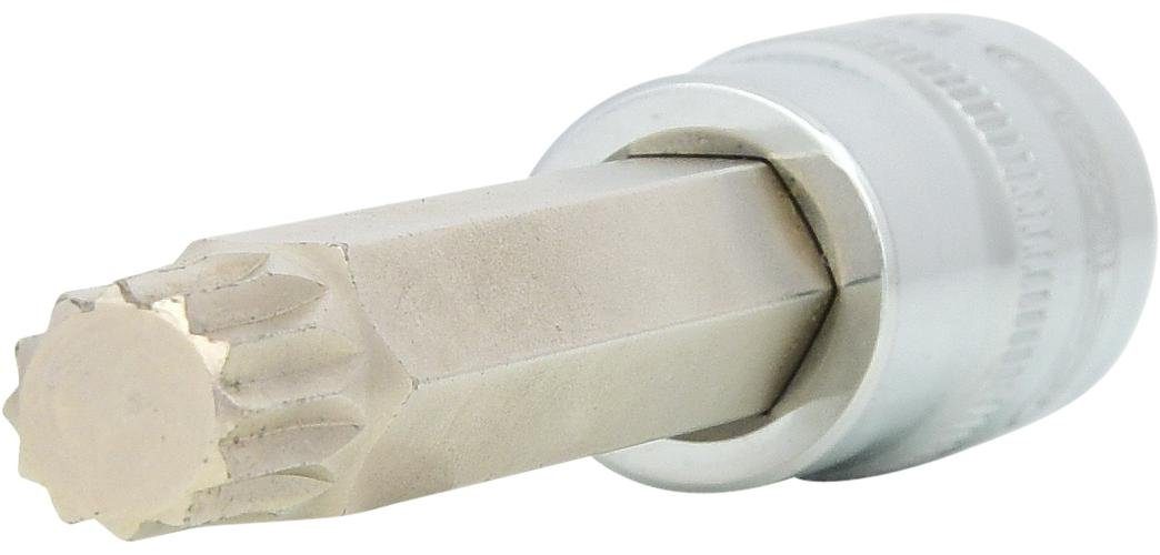 Bohrer- und Bitset 1/2" CHROMEplus Bit-Stecknuss XZN, lang, M12