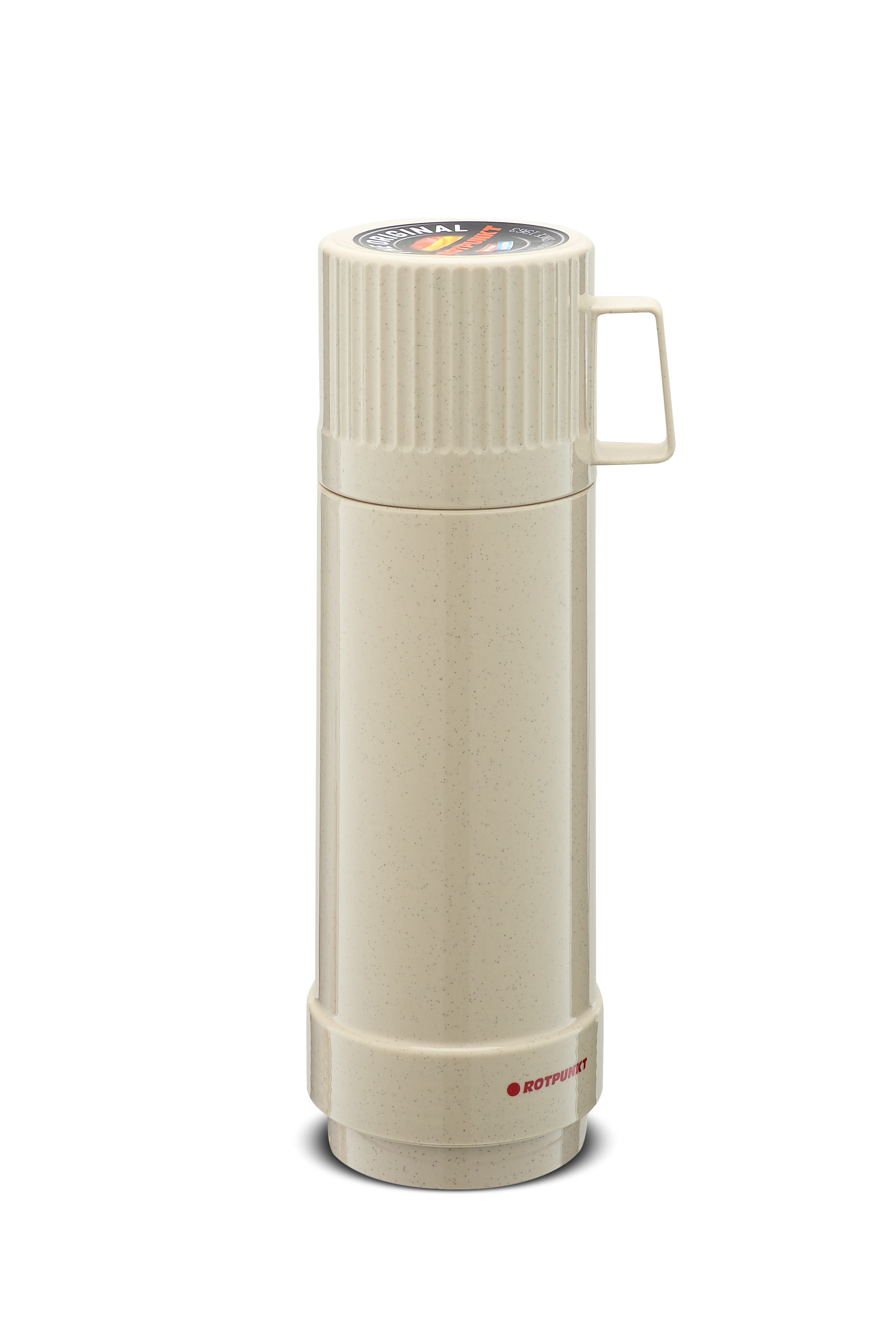 ROTPUNKT Isolierflasche Thermoflasche JESPER I 0,5 Liter Glaseinsatz I premium I 24 Std warm, BPA-Frei