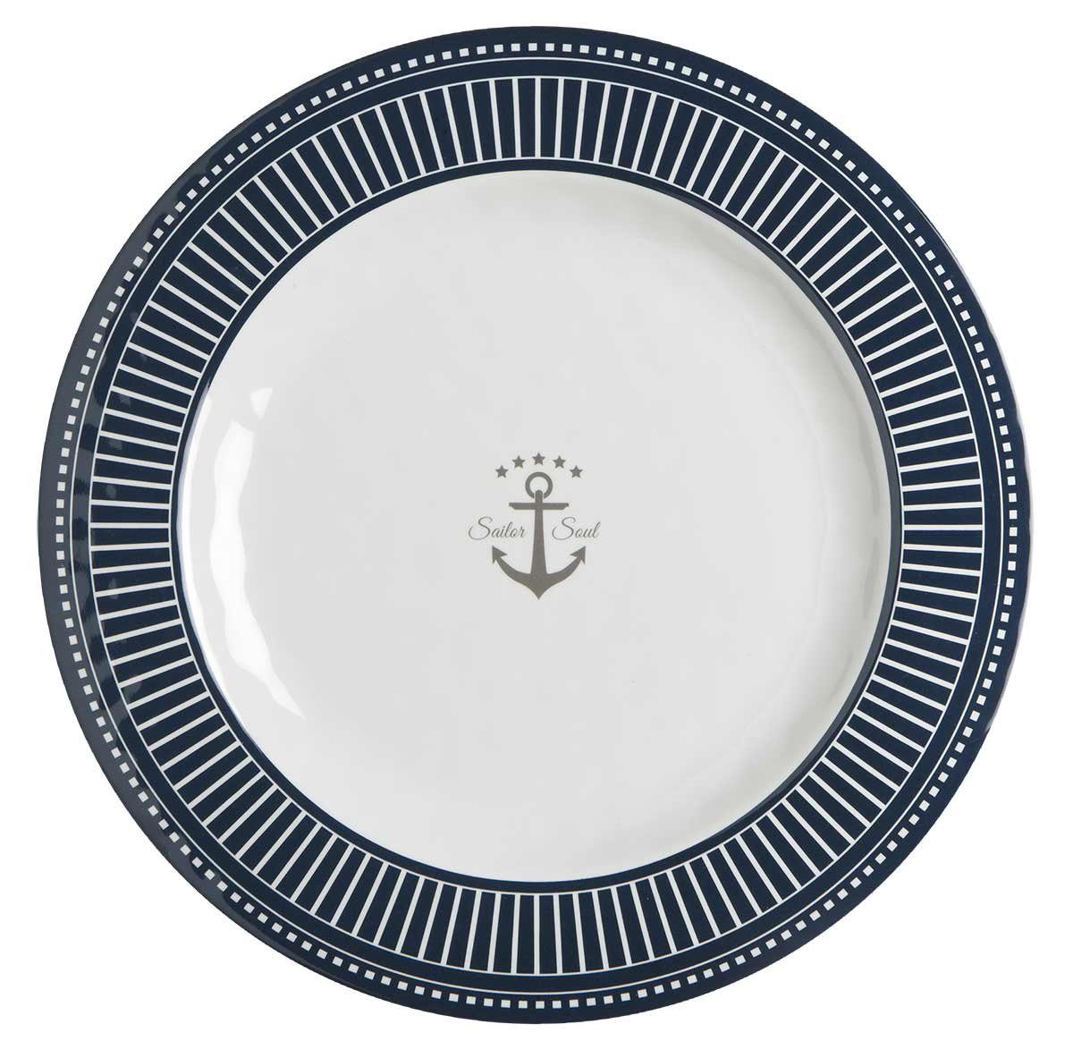 Marine Business Тарелки Essteller, flach groß, 28cm, rund - Sailor Soul, (1 St)