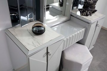 JVmoebel Schminktisch Schminktisch Luxus Modern Konsole Möbel Schlafzimmer Weiß Holz