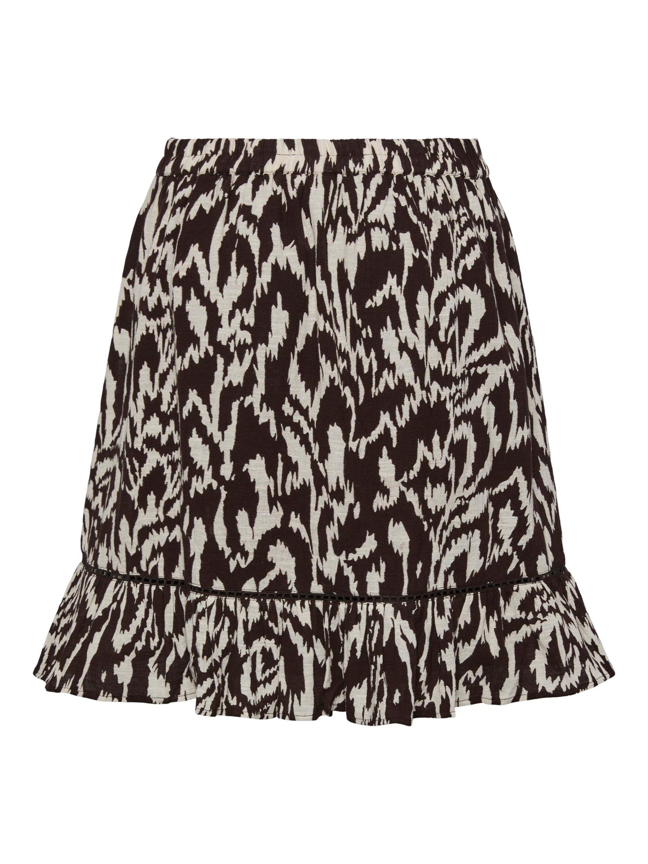 pieces Volantrock JEANITA (1-tlg) Drapiert/gerafft günstig online kaufen