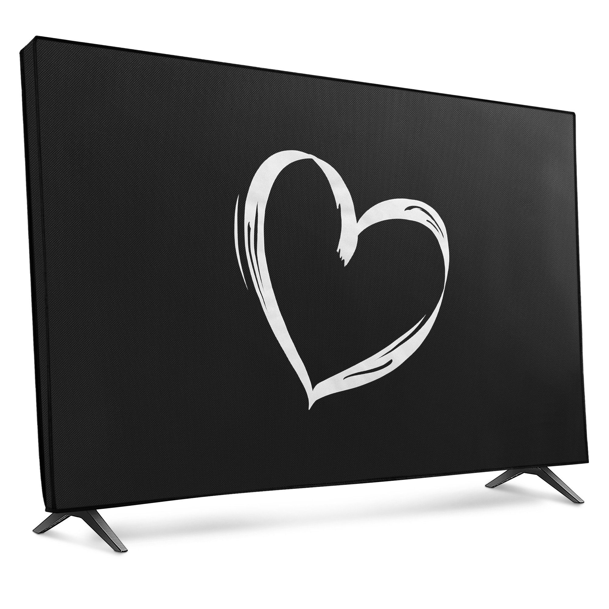 kwmobile Abdeckhaube 49-50" TV Hülle - Fernseher Bildschirmschutz Abdeckung - TV Bildschirm, DER SCHUTZ FÜR DEIN DISPLAY: Schütze den Bildschirm Deines