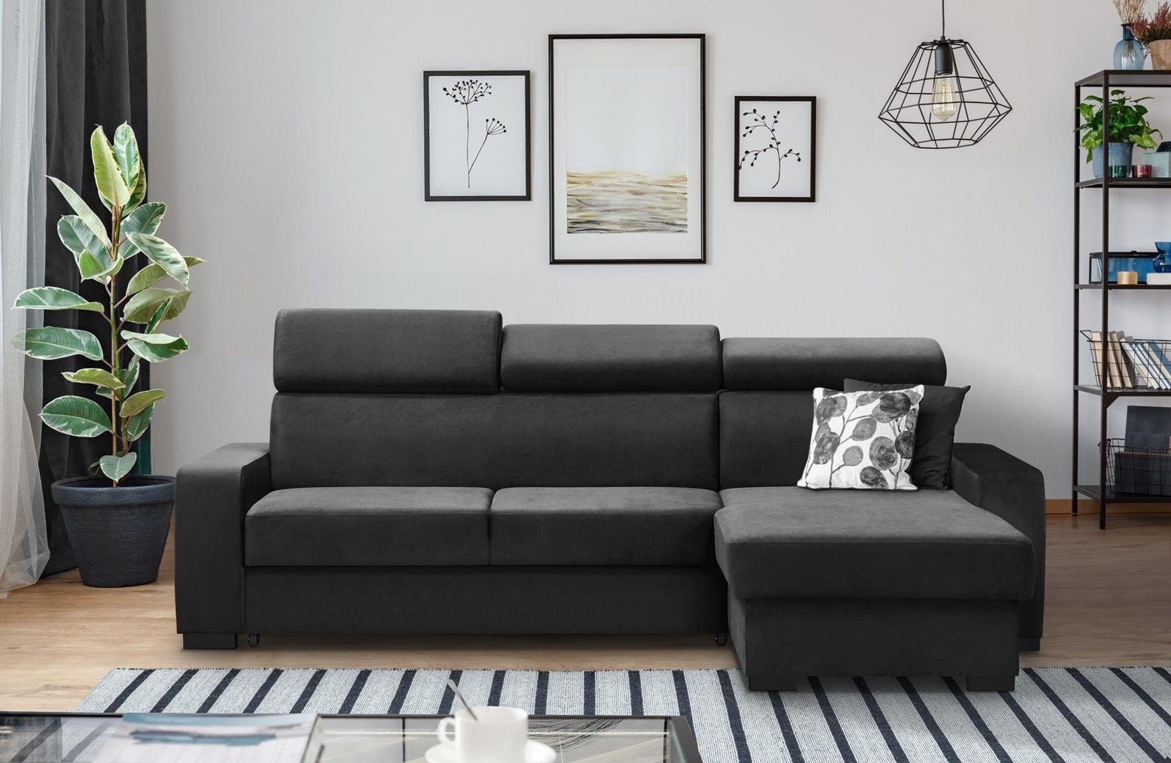Beautysofa Ecksofa mit Schlaffunktion Fox II, günstig online kaufen