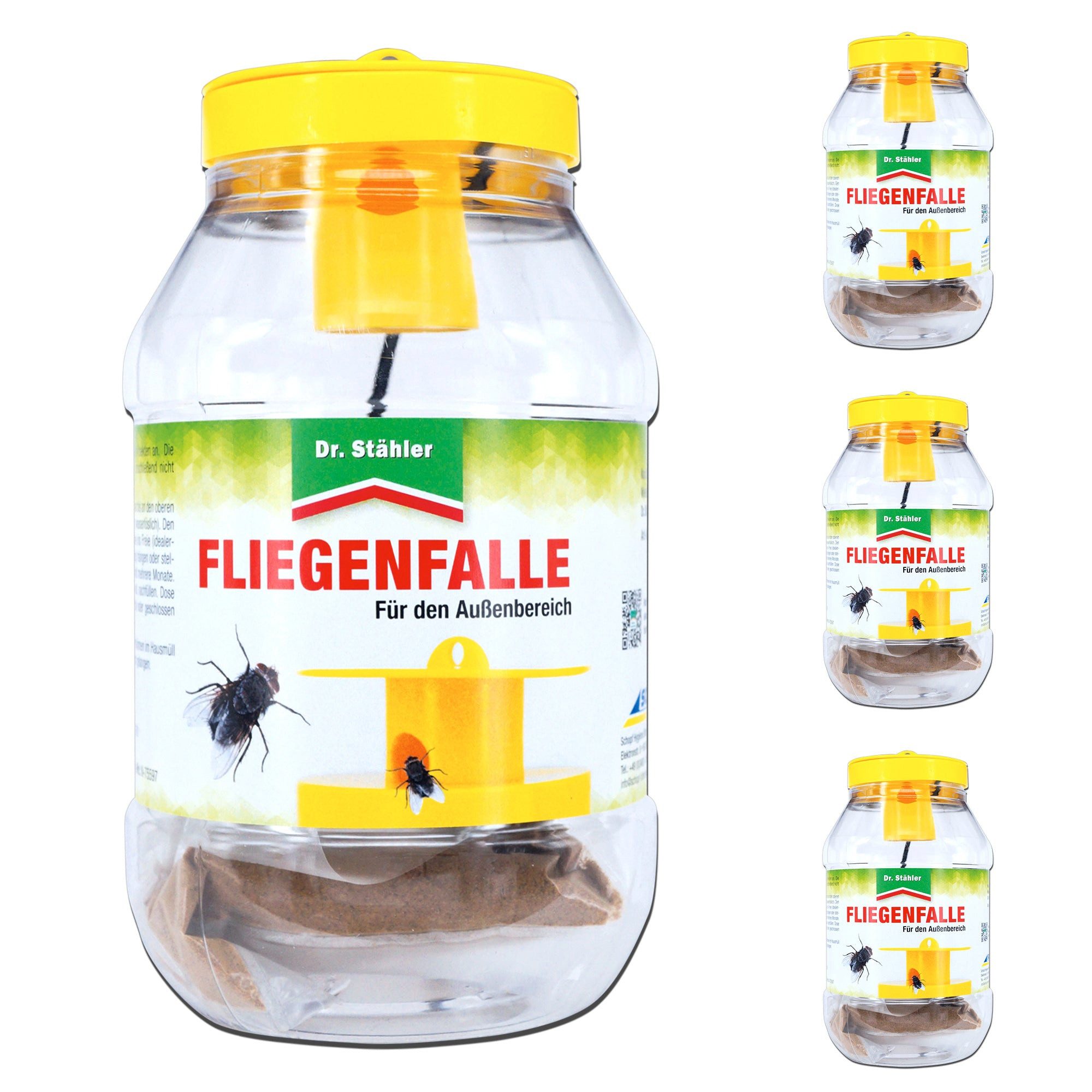 Dr. Stähler Insektenfalle Effektive Fliegenabwehr: Hochwirksame Fliegenfalle, Bekämpft Stubenfliegen, Fruchtfliegen, Hausfliegen und Mücken – Bild 5 von 5