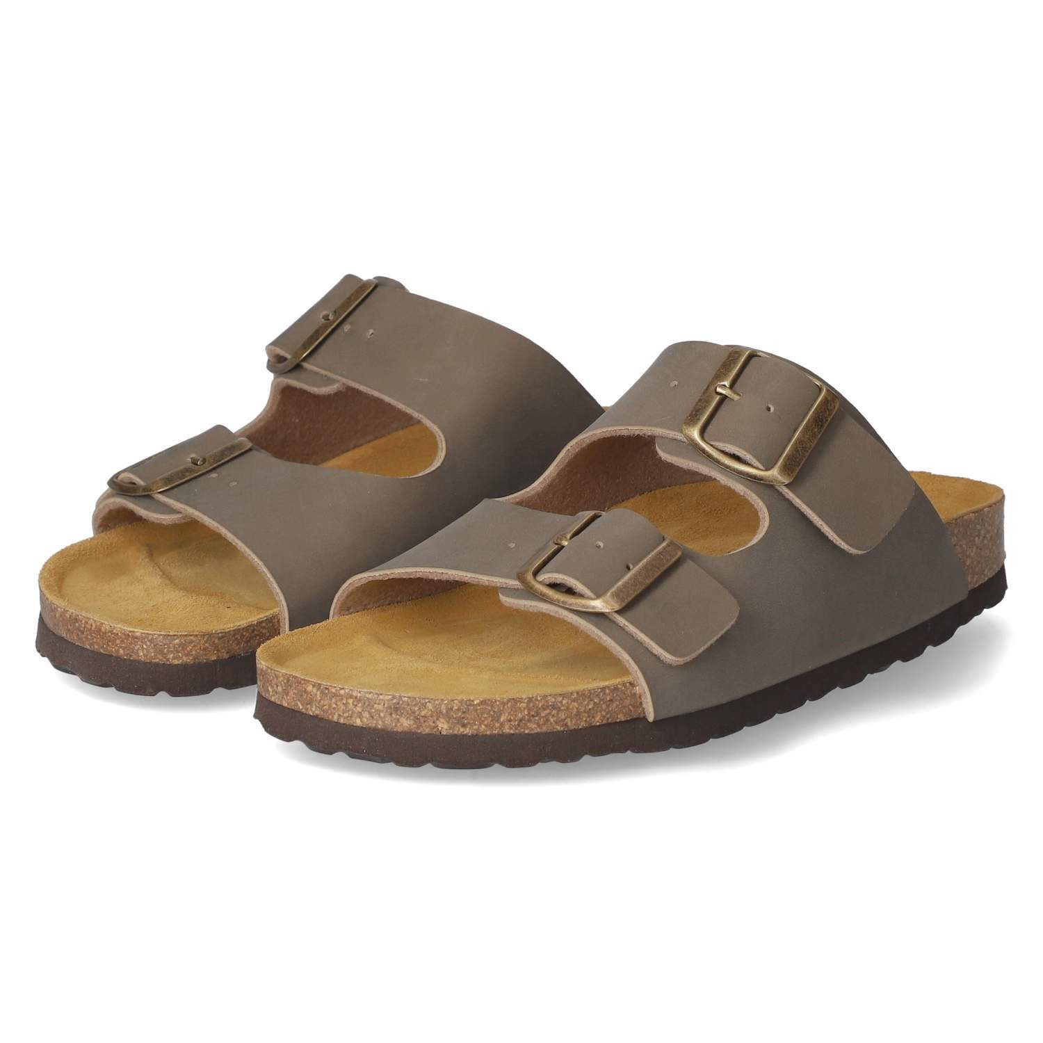 Beliana Beliana 0014/299/90/Velour 34 Damen Kunstleder taupe Pantolette