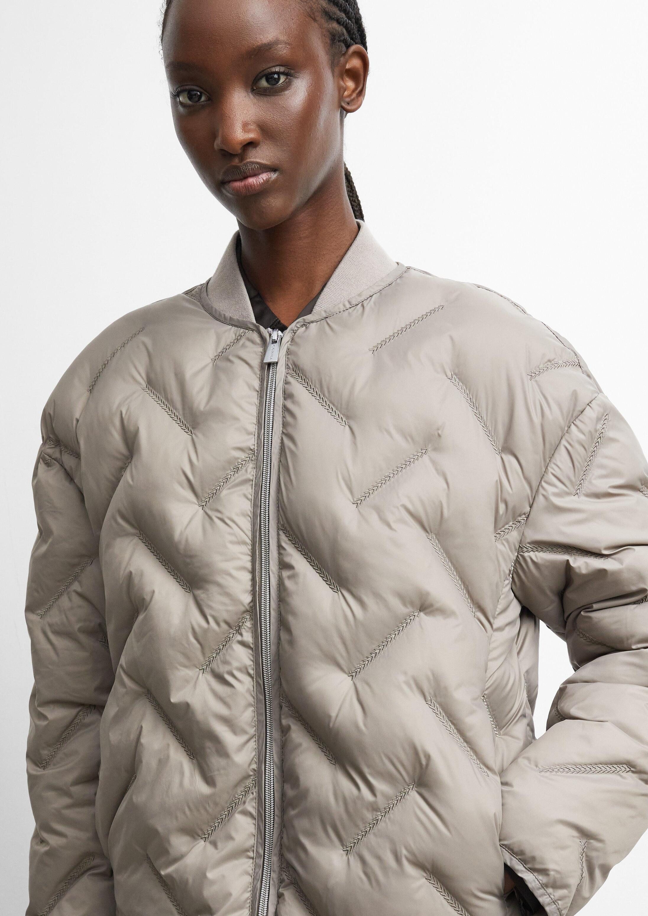 comma Funktionsjacke Outdoor-Jacke Steppjacke mit College-Kragen – Bild 4 von 5