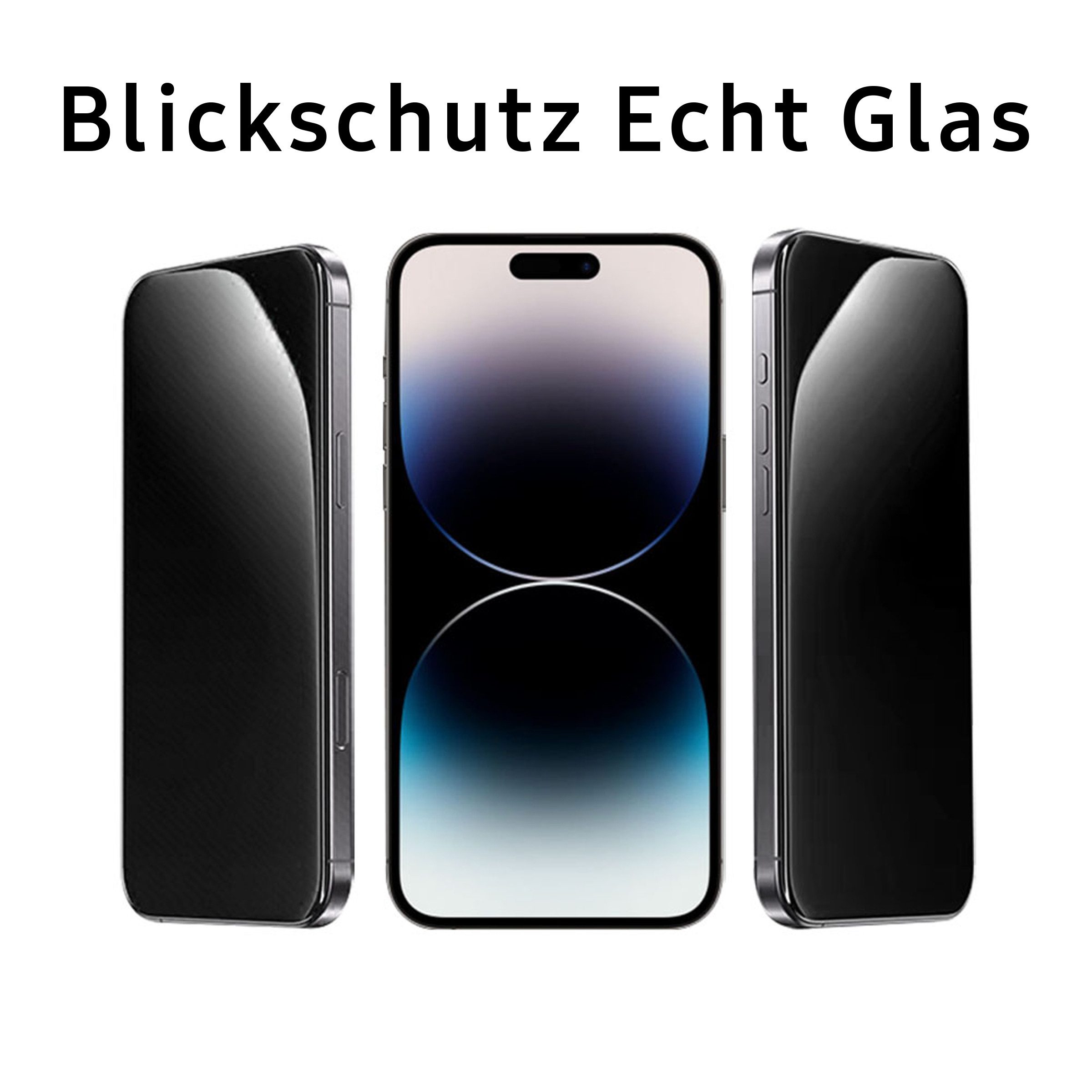 TK-Handel Displayschutzfolie panzerglas 9H Blickschutz Schutzglas Schutzfolie Glas Folie für iPhone 17 Pro Max, Displayschutzfolie, Displayschutz, Hartglas, Dis – Bild 5 von 5