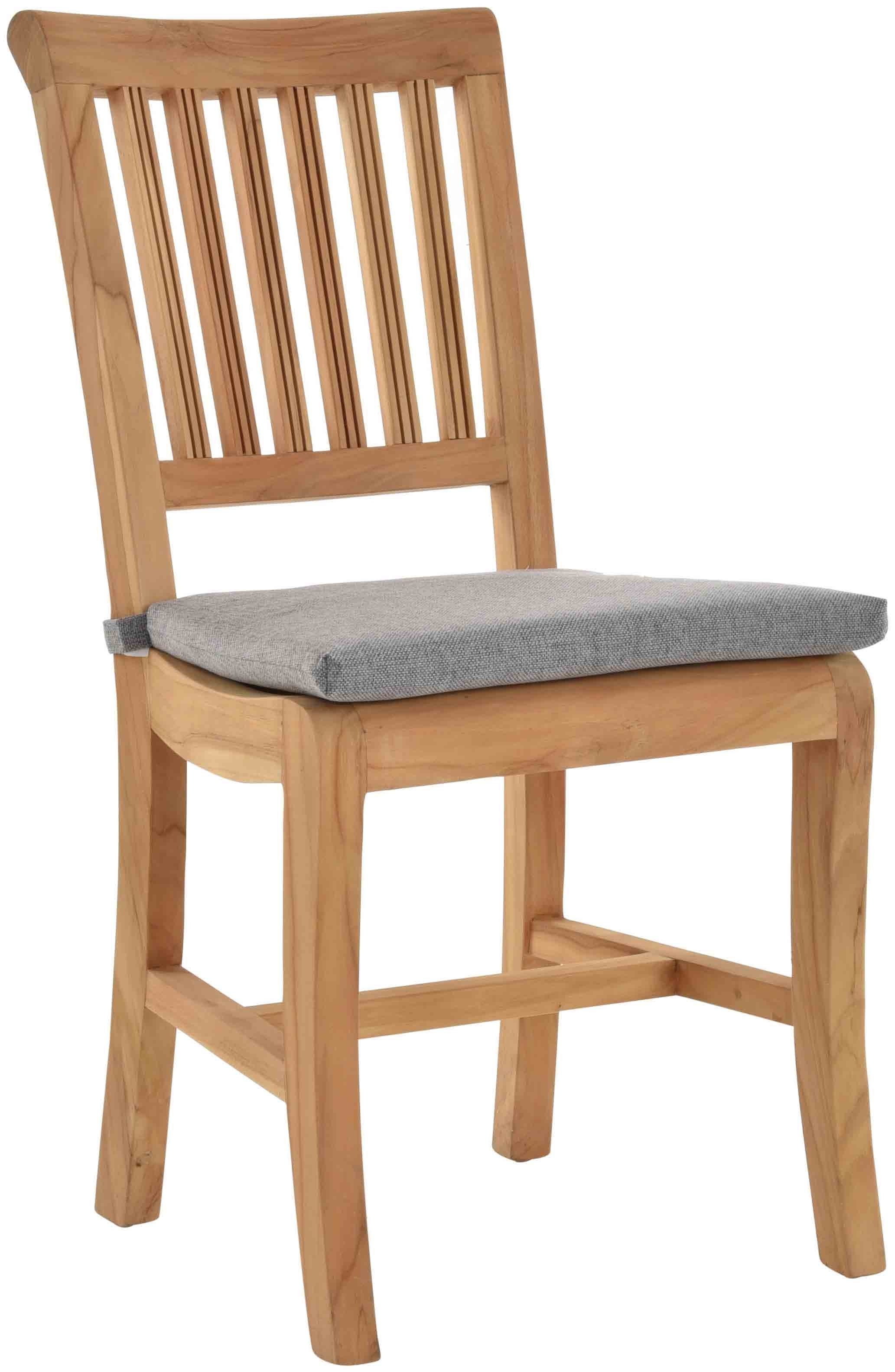 Krines Home Esszimmersessel Teakstuhl Holz Teak günstig online kaufen