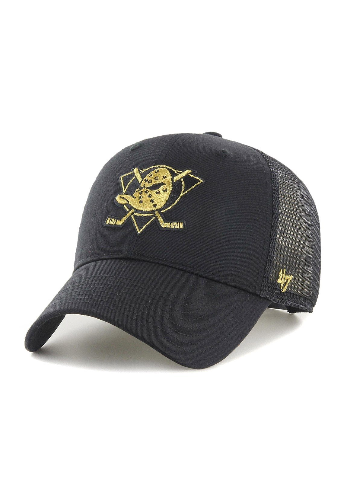 Trucker Cap 47 Brand MVP Trucker Cap ANAHEIM DUCKS H-BRMTL25CTP-BKA Schwarz